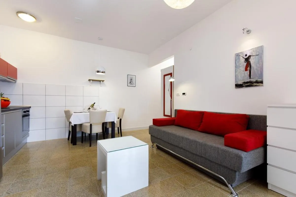 Living room in Ark Beach Apartments