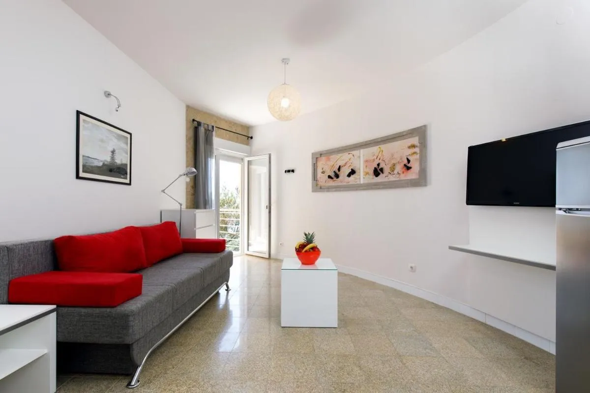 Living room in Ark Beach Apartments