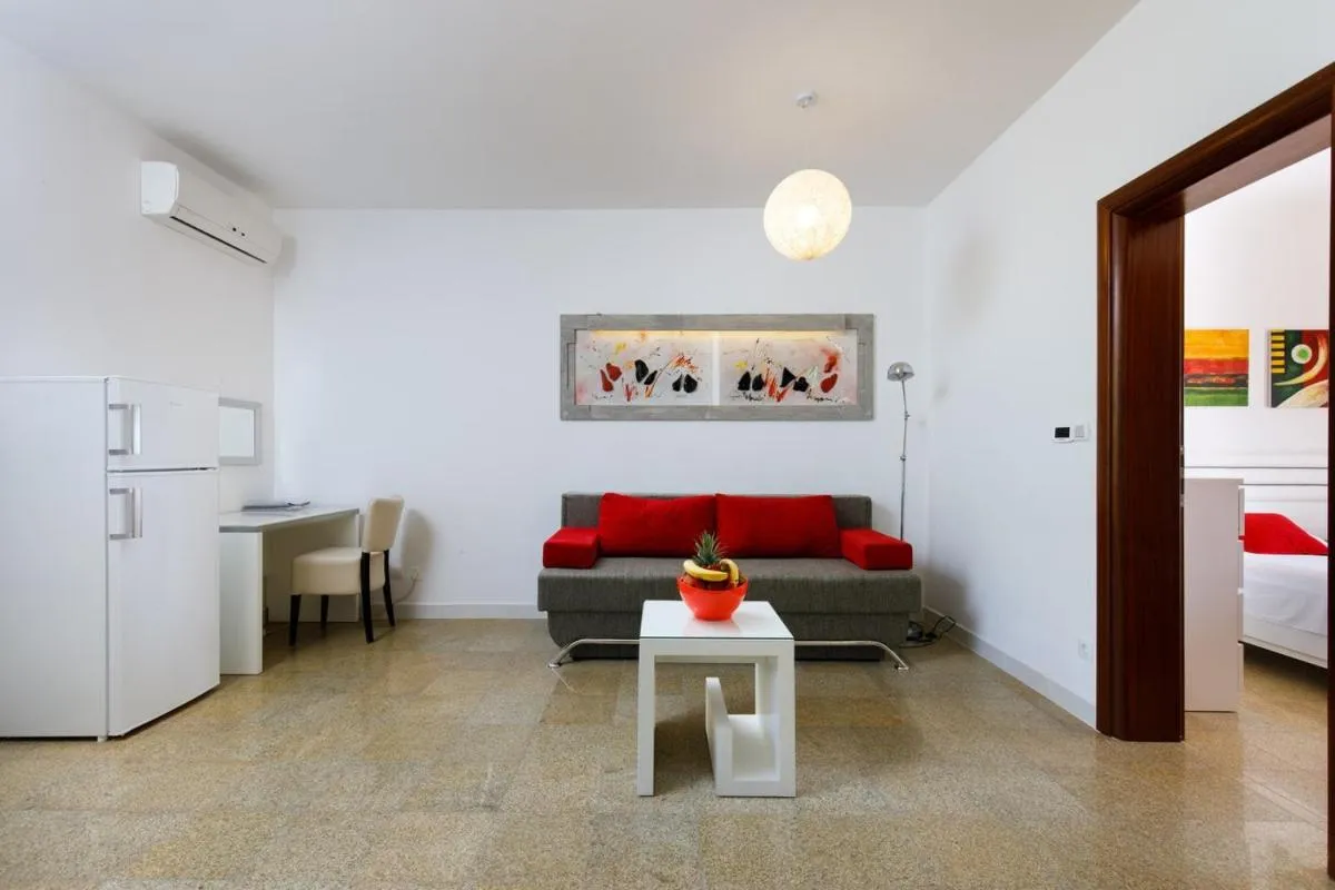 Living room in Ark Beach Apartments