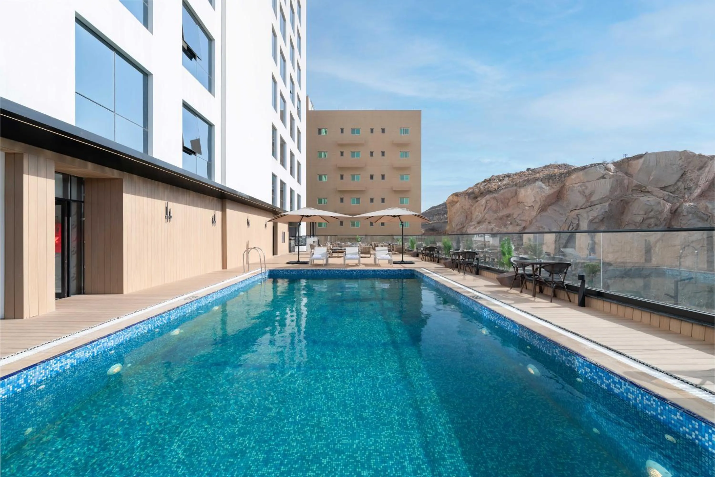 Swimming pool in Warwick Al Taif Hotel