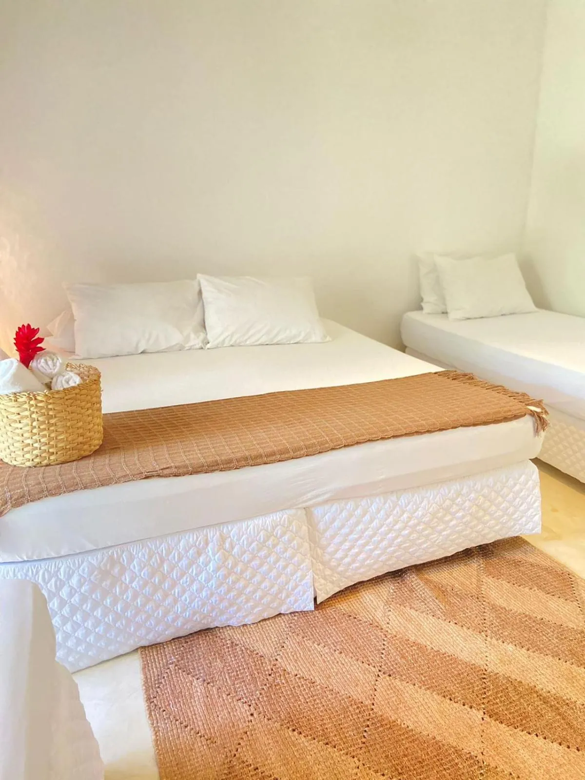 Bed in Pousada Vila das Águas