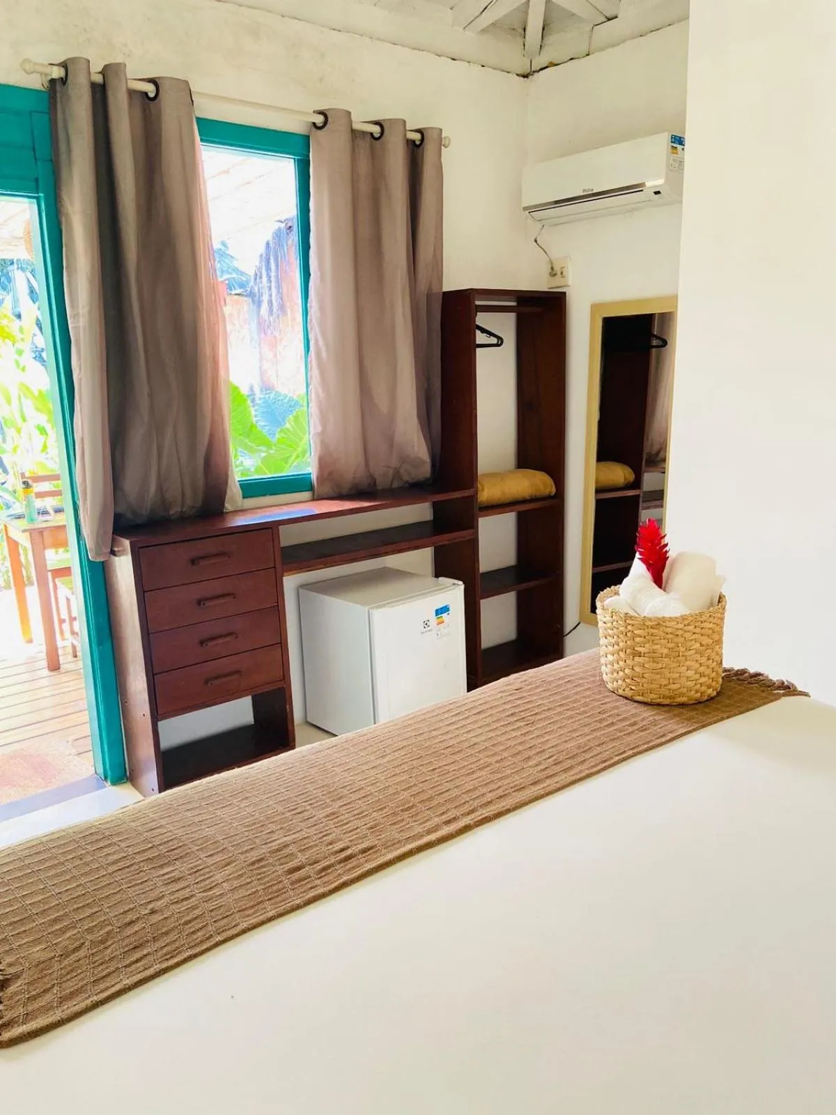Bed in Pousada Vila das Águas