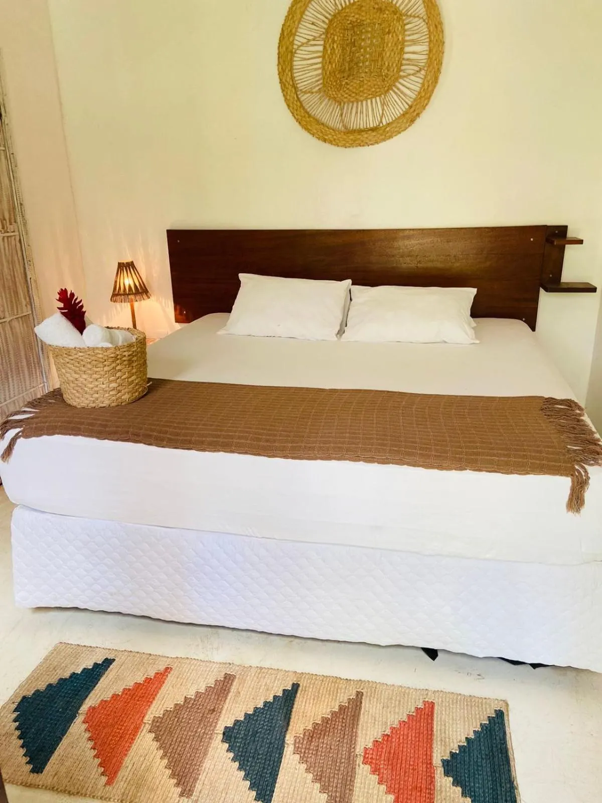Bed in Pousada Vila das Águas