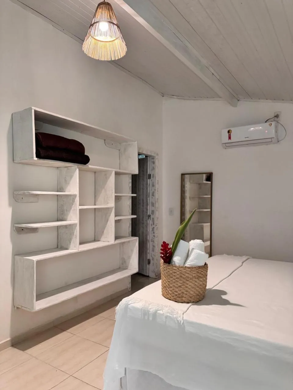 Bed in Pousada Vila das Águas