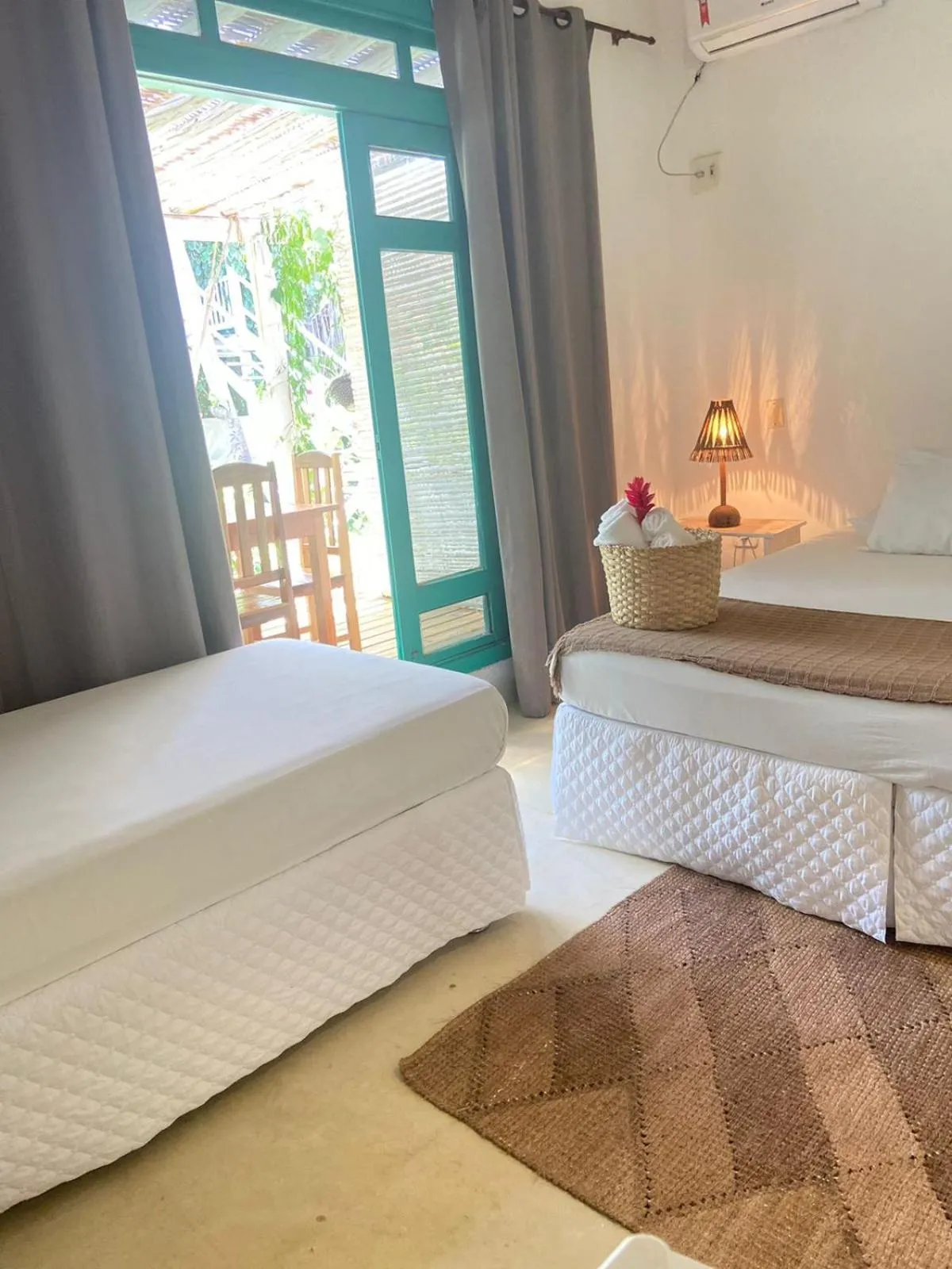Bed in Pousada Vila das Águas