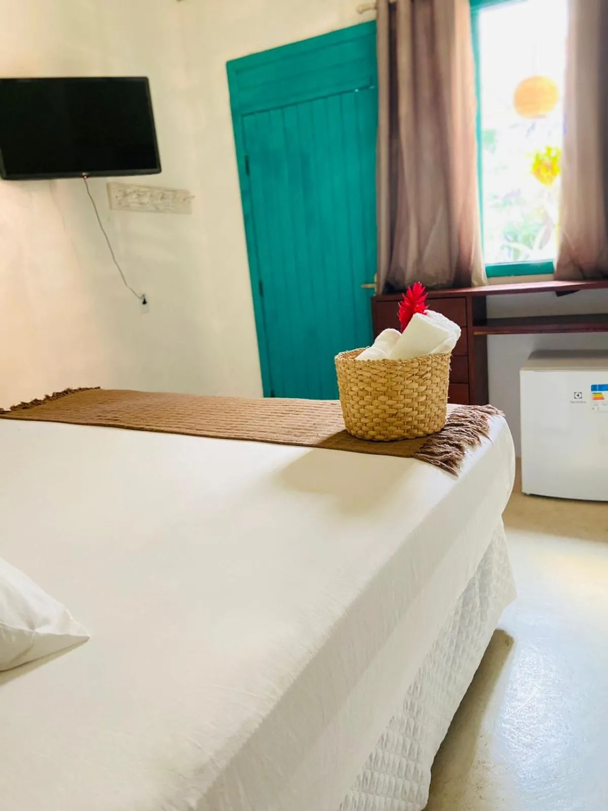Bed in Pousada Vila das Águas