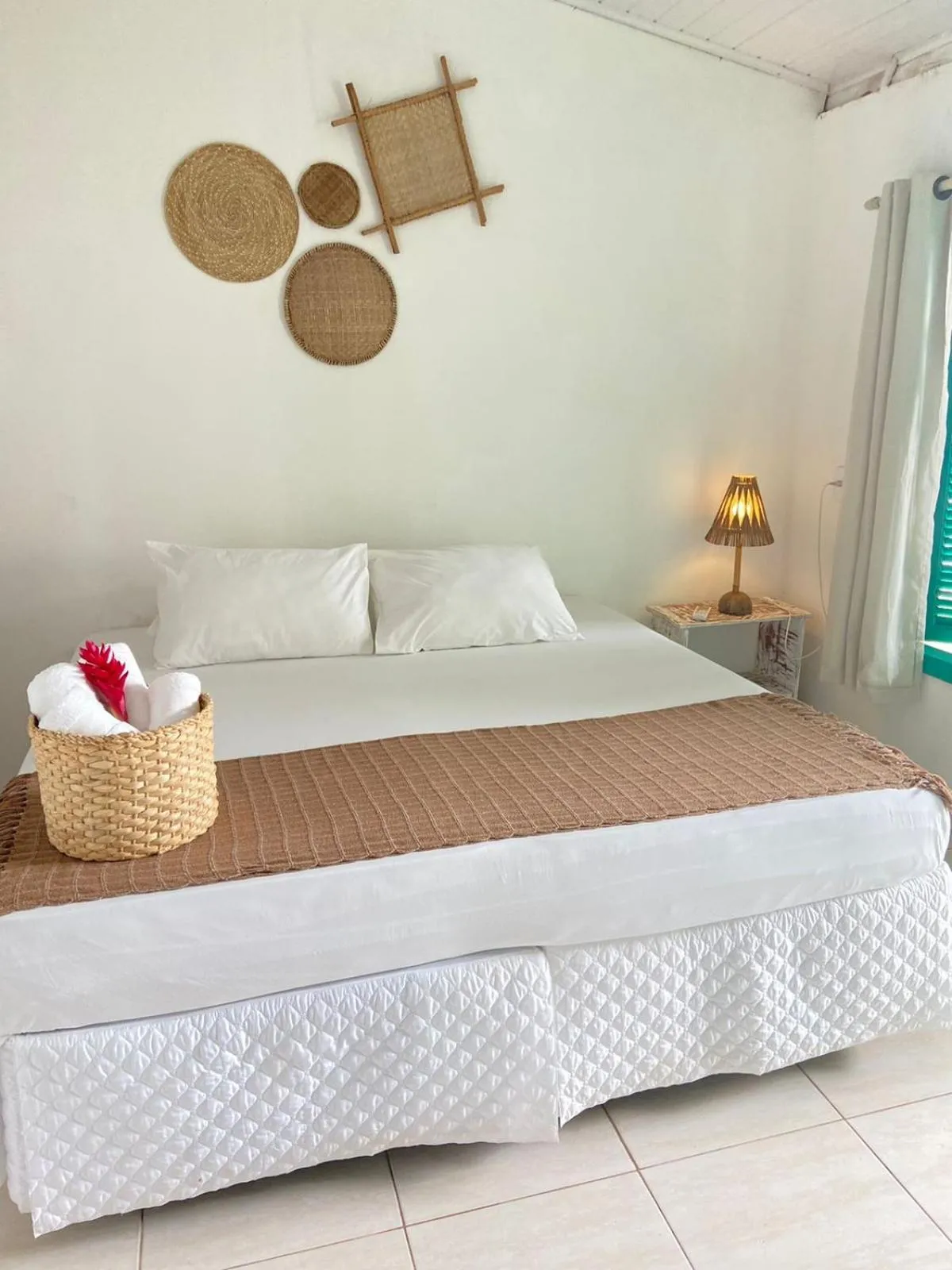 Bed in Pousada Vila das Águas