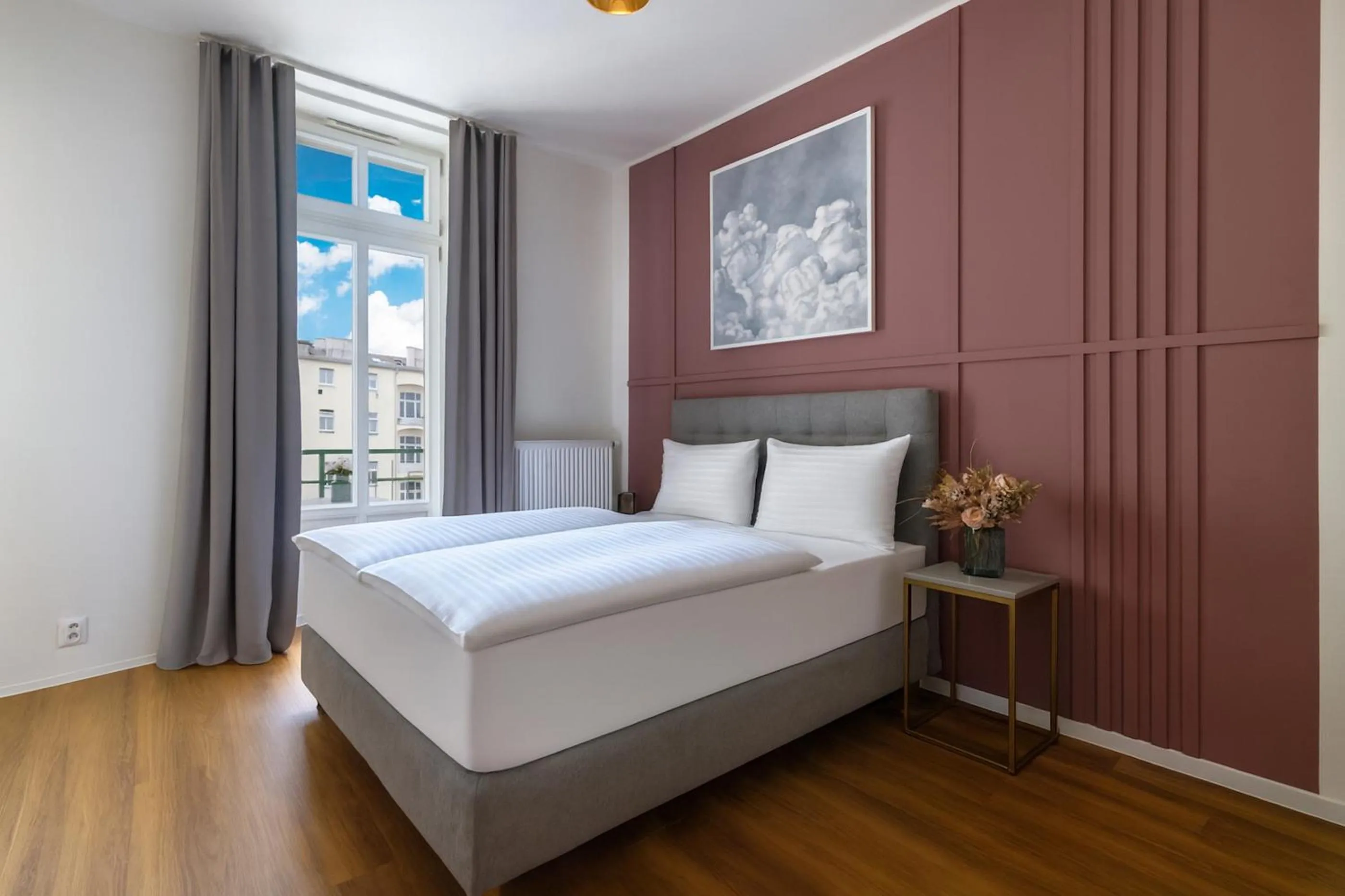 Bedroom, Bed in Encore Boutique Residence by Dwellfort