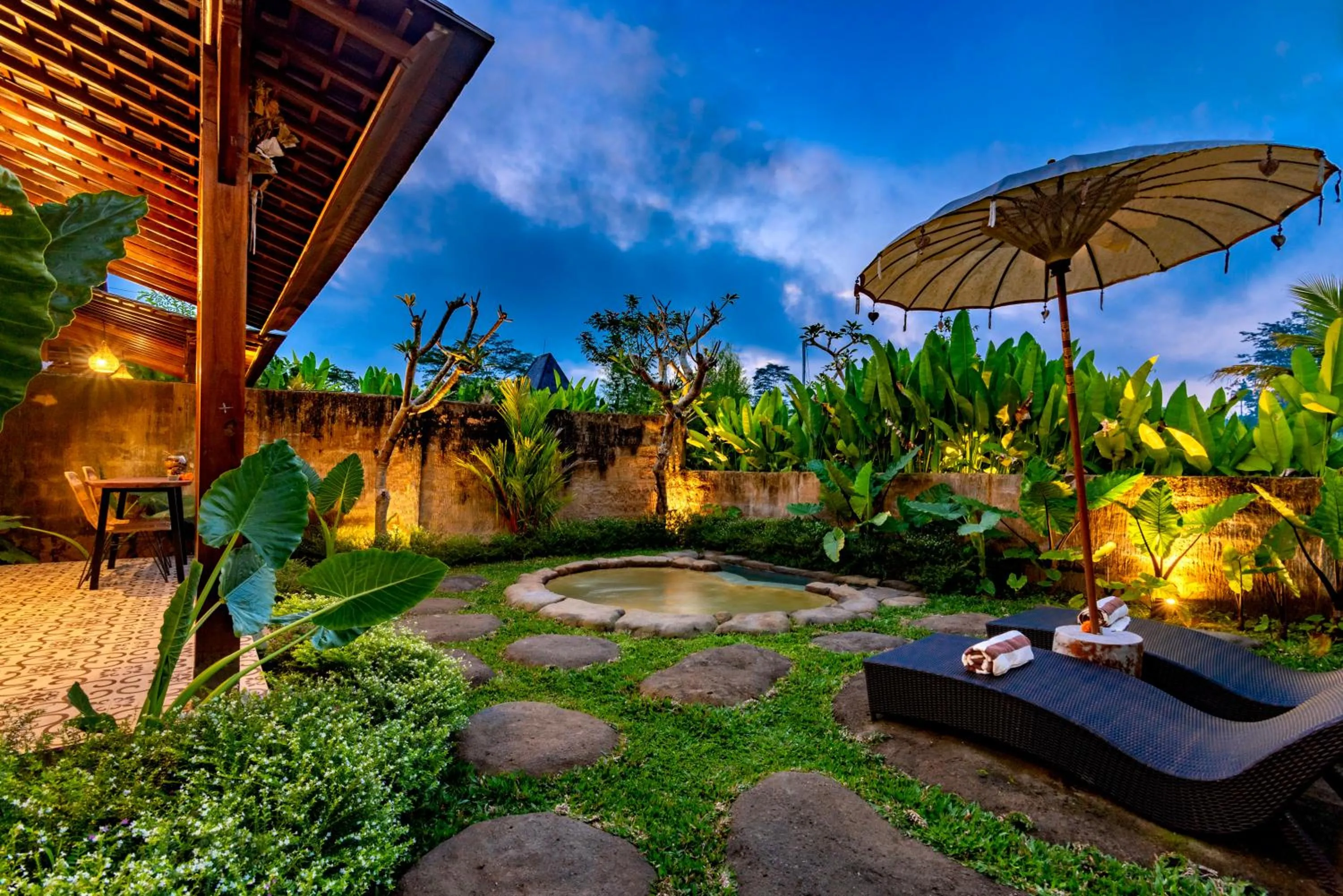 Patio in Tiare Villa Ubud by Dhananjaya Hospitality