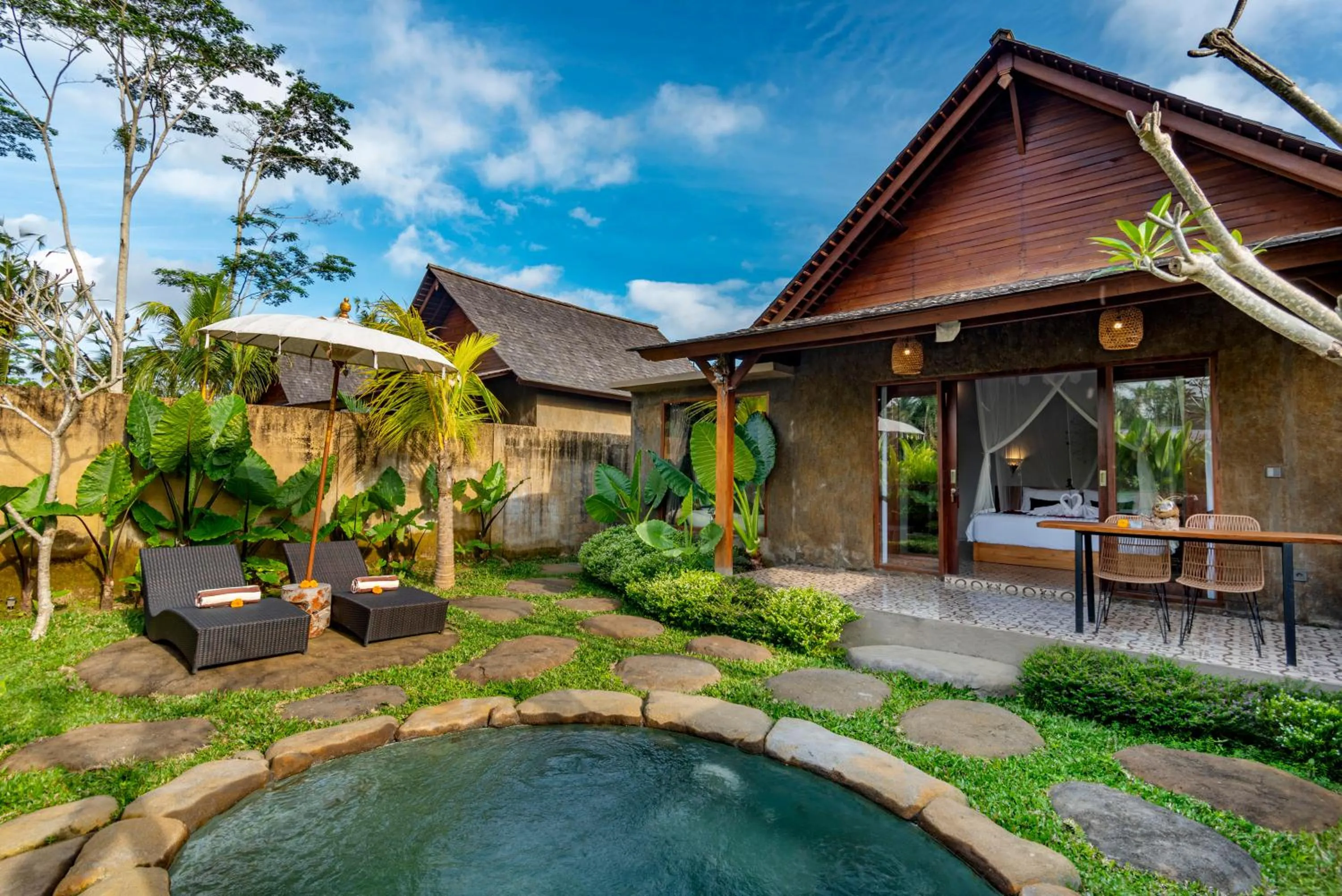Property building in Tiare Villa Ubud by Dhananjaya Hospitality