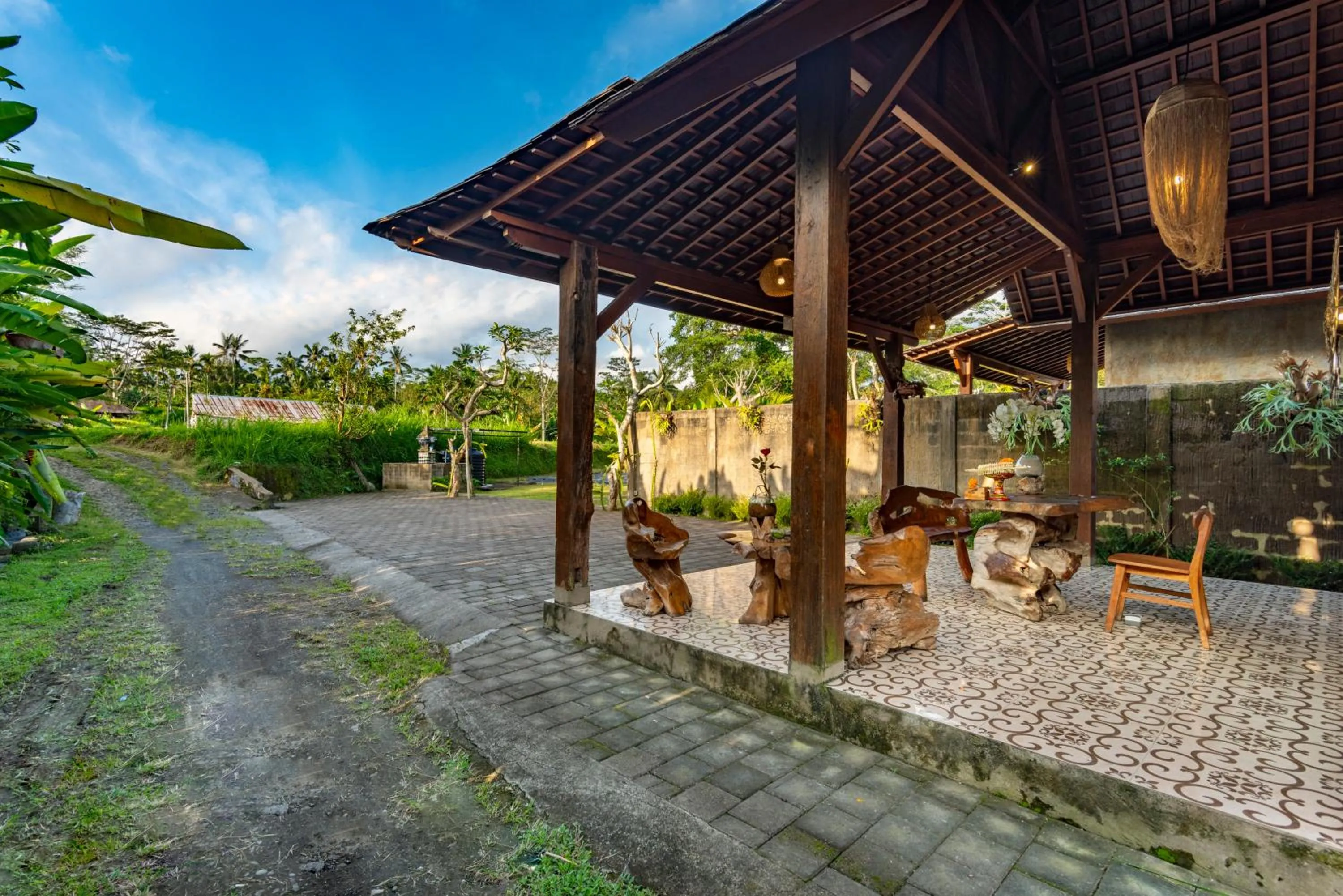 Patio in Tiare Villa Ubud by Dhananjaya Hospitality