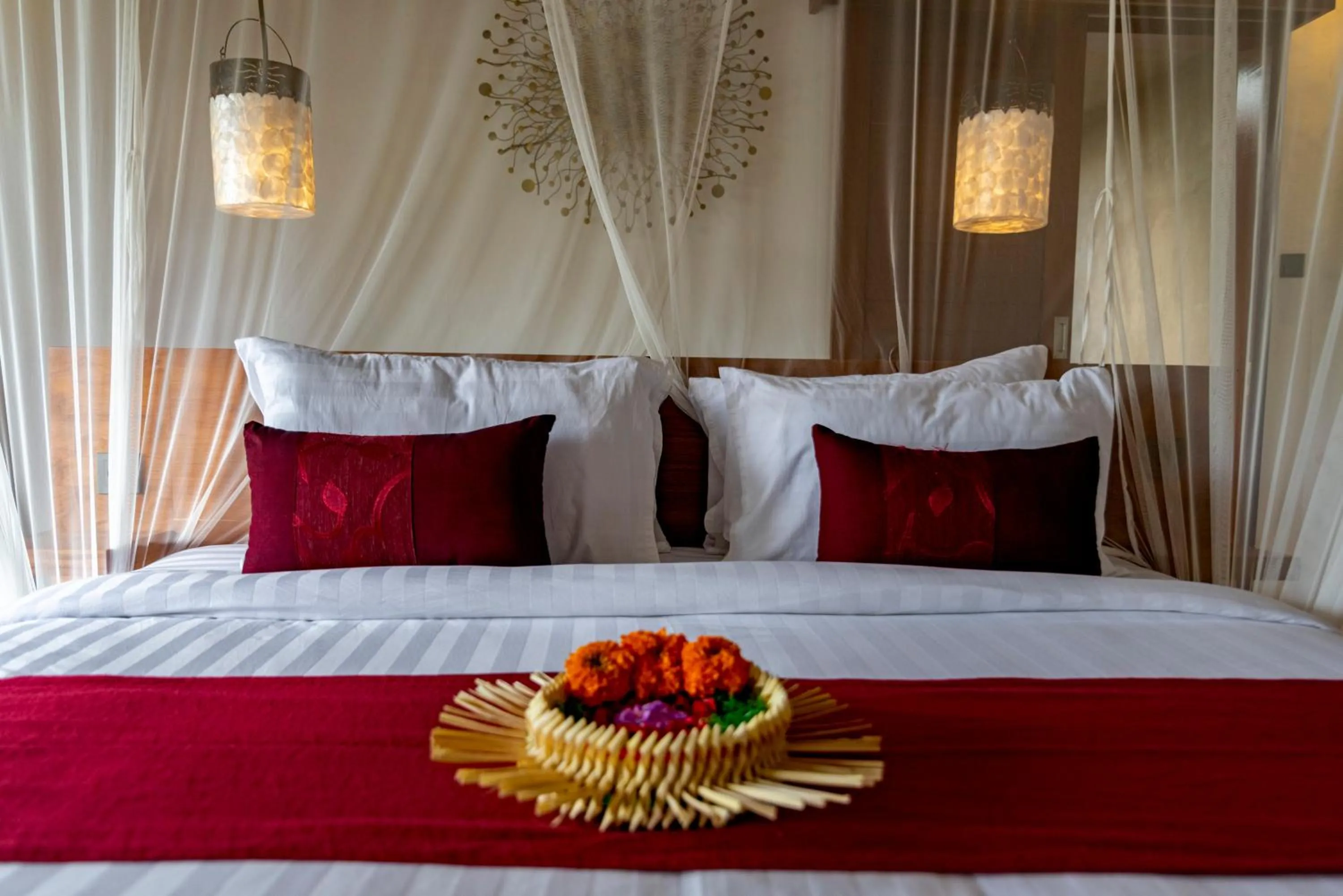 Bed in Tiare Villa Ubud by Dhananjaya Hospitality