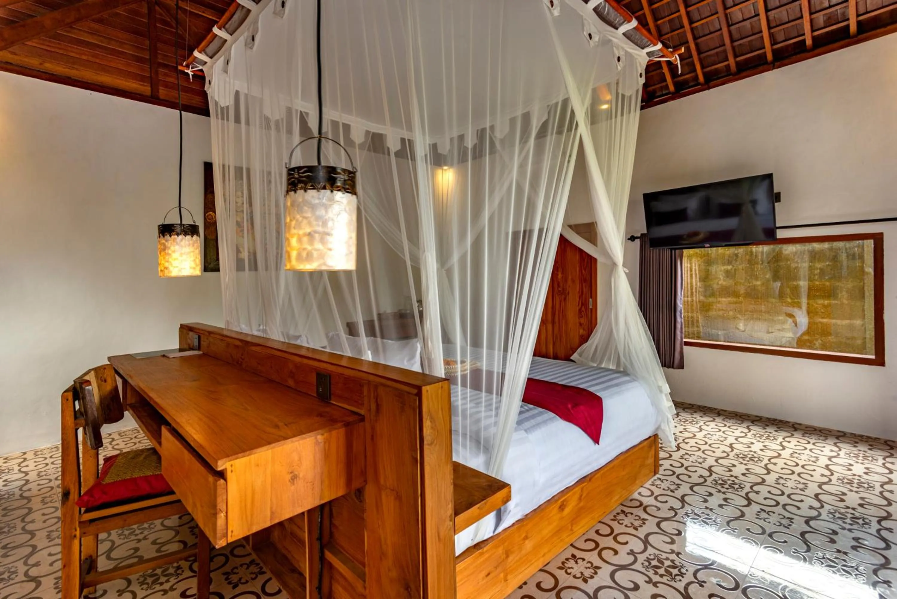 Bed in Tiare Villa Ubud by Dhananjaya Hospitality