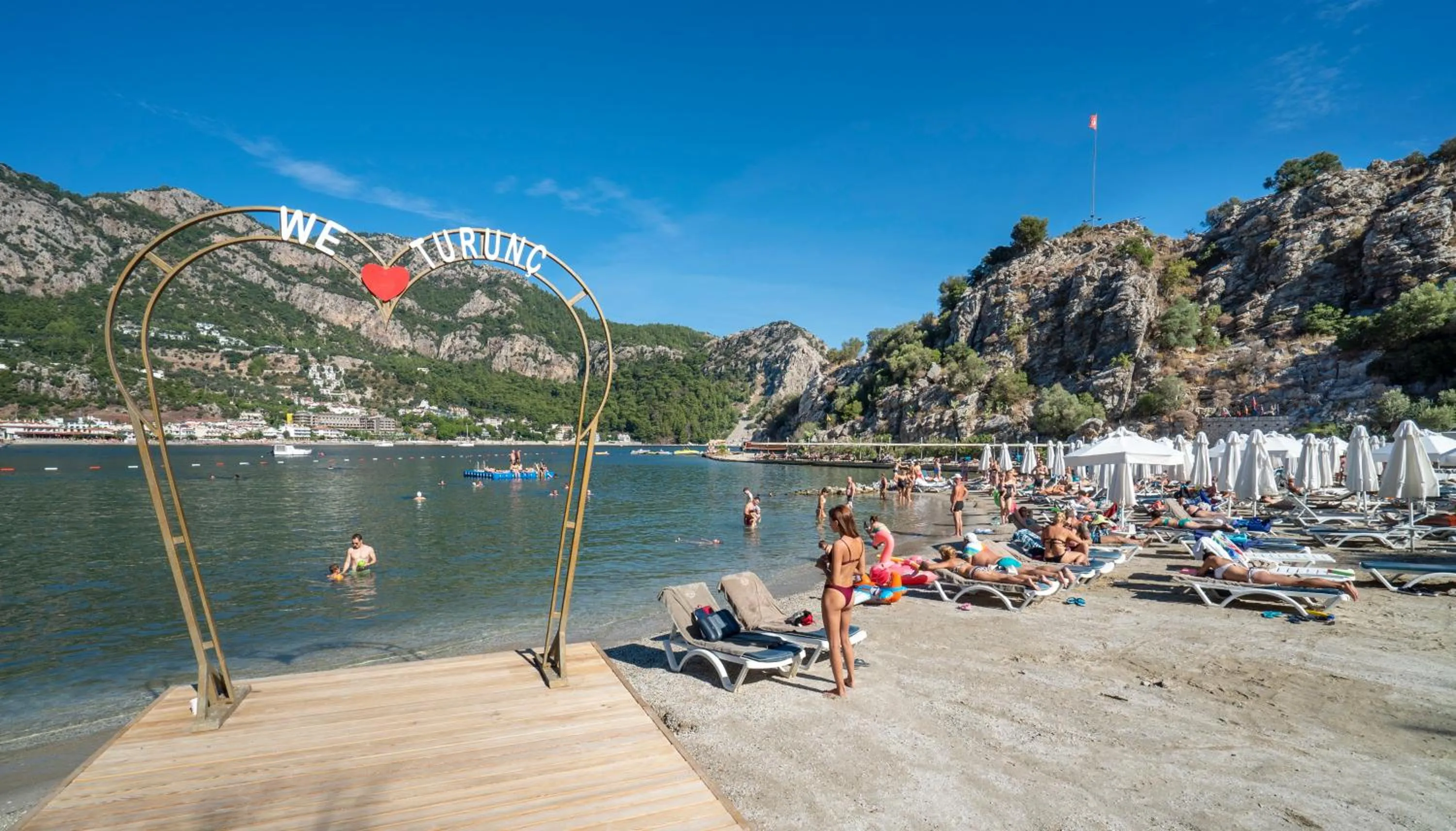 Beach in Turunc Resort Hotel