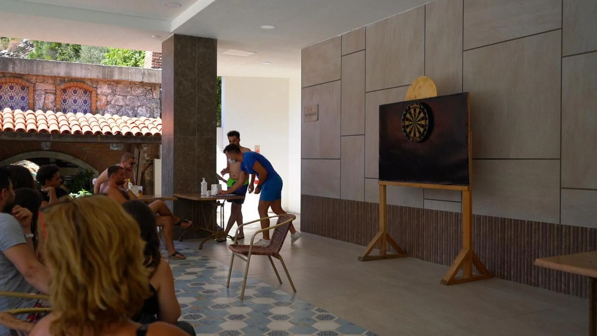 Communal lounge/ TV room in Turunc Resort Hotel