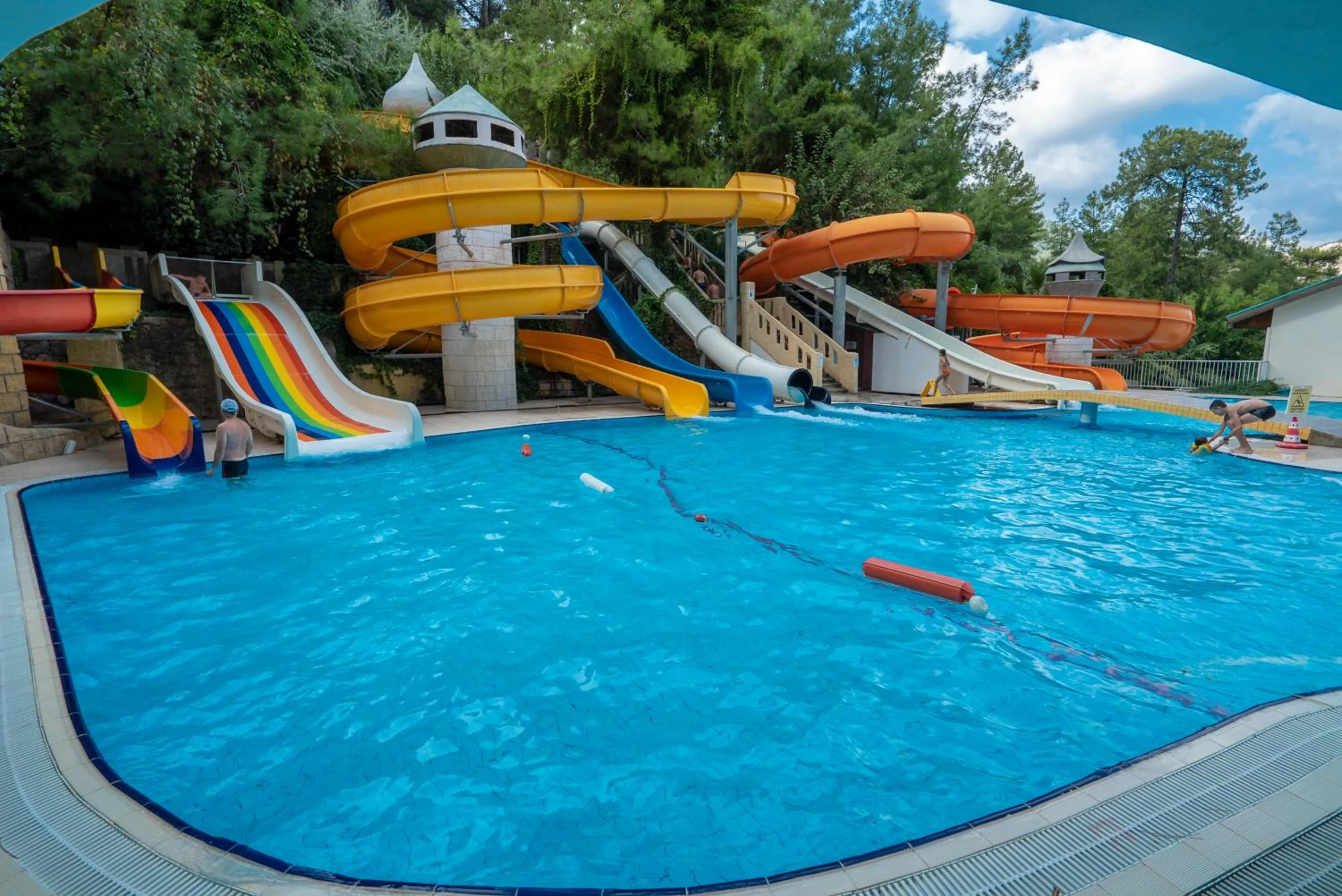 Aqua park in Turunc Resort Hotel