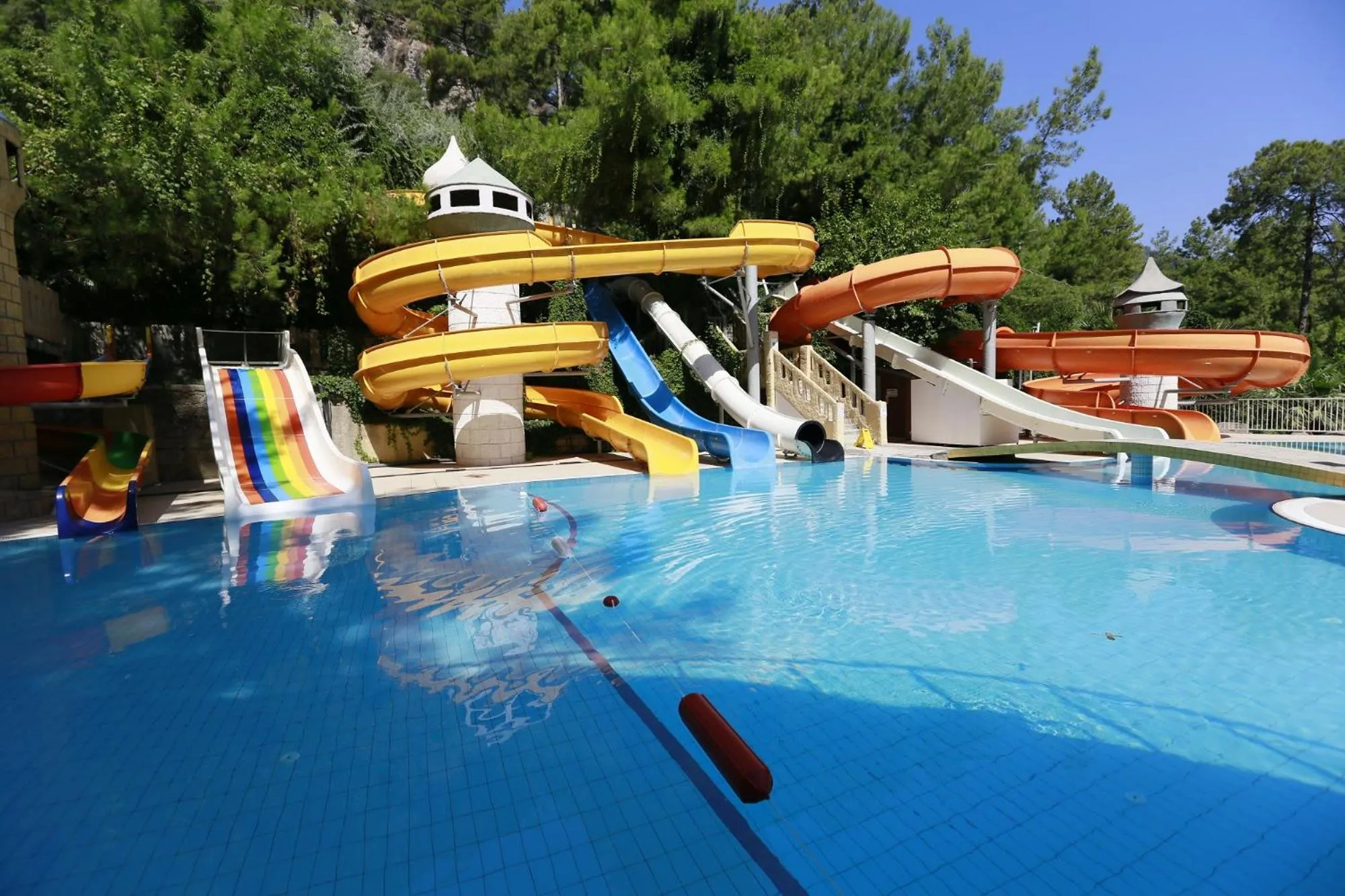 Aqua park in Turunc Resort Hotel