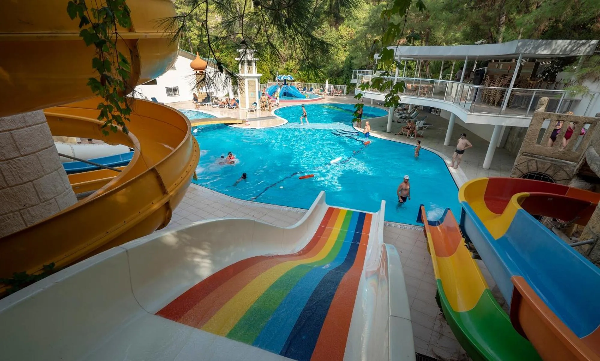 Aqua park in Turunc Resort Hotel