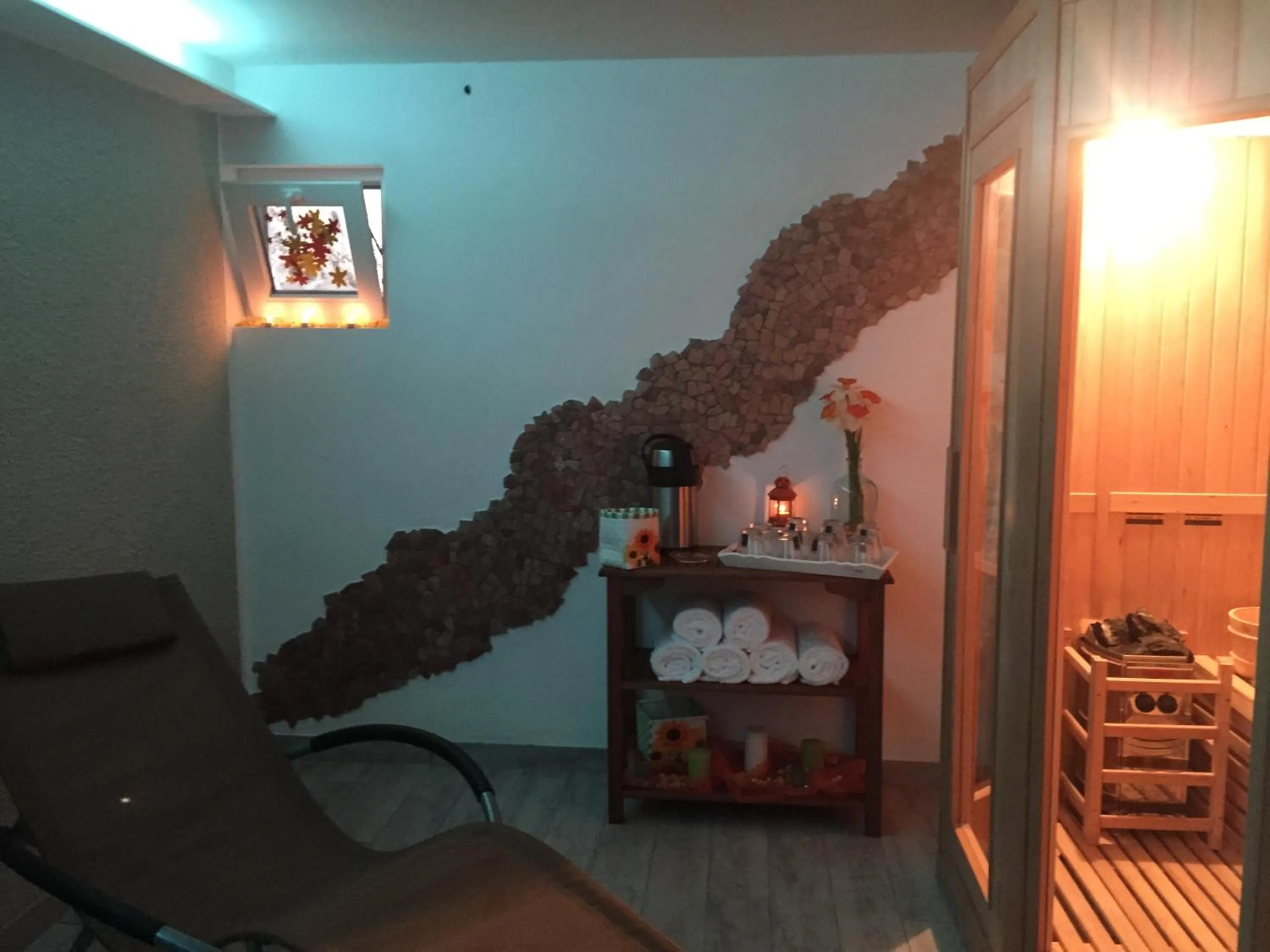 Sauna, Bed in Garni Villa Betty