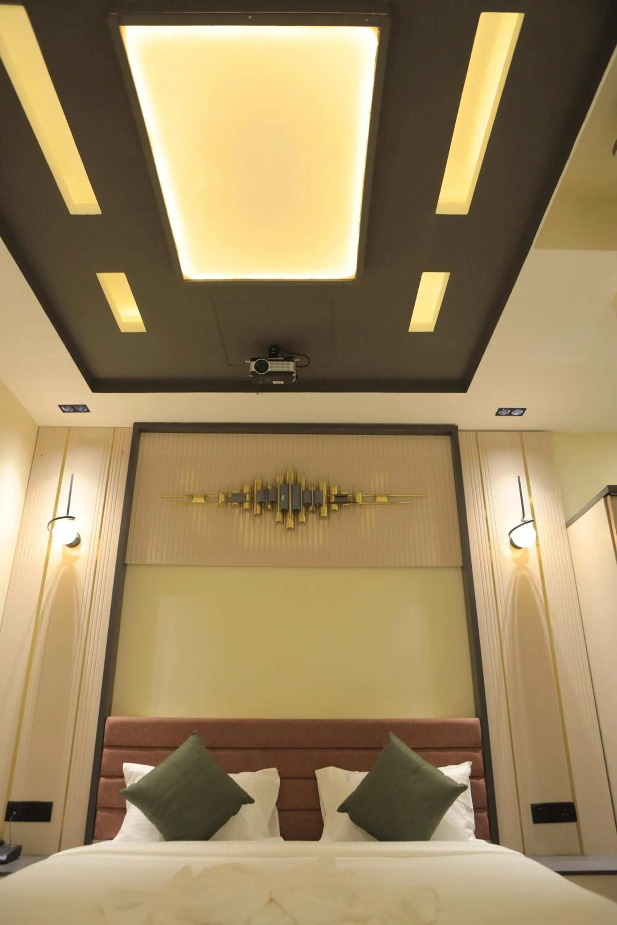 Bed in KANS ONE - Hotel & Banquets