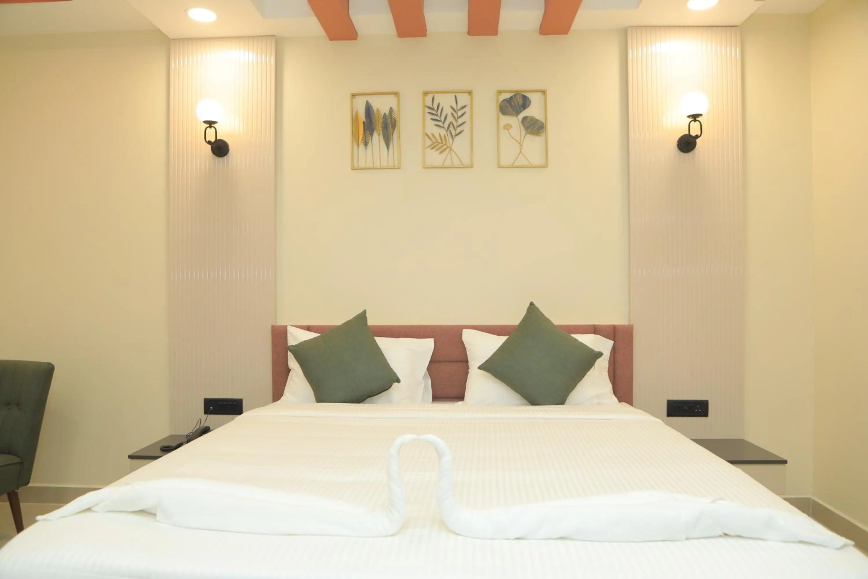 Bed in KANS ONE - Hotel & Banquets