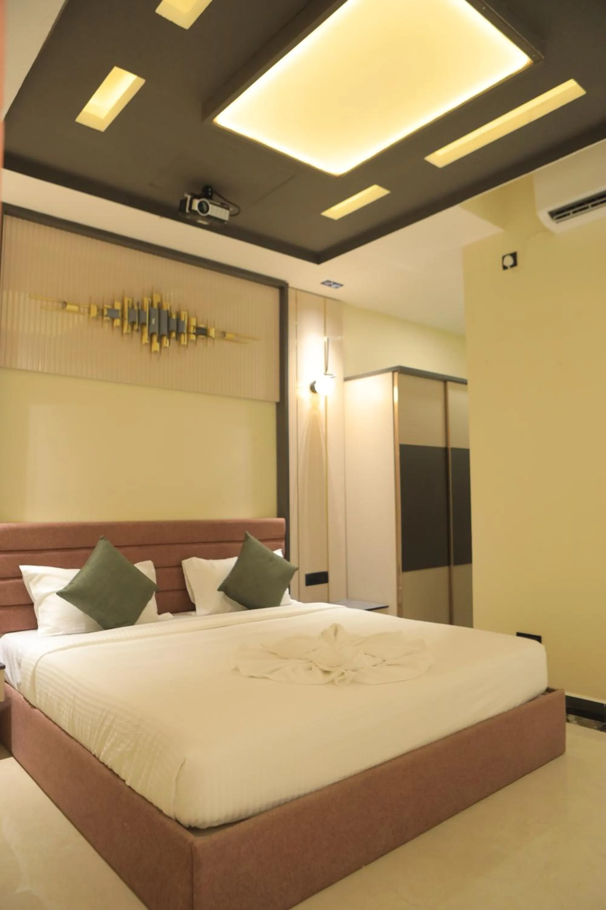 Bed in KANS ONE - Hotel & Banquets