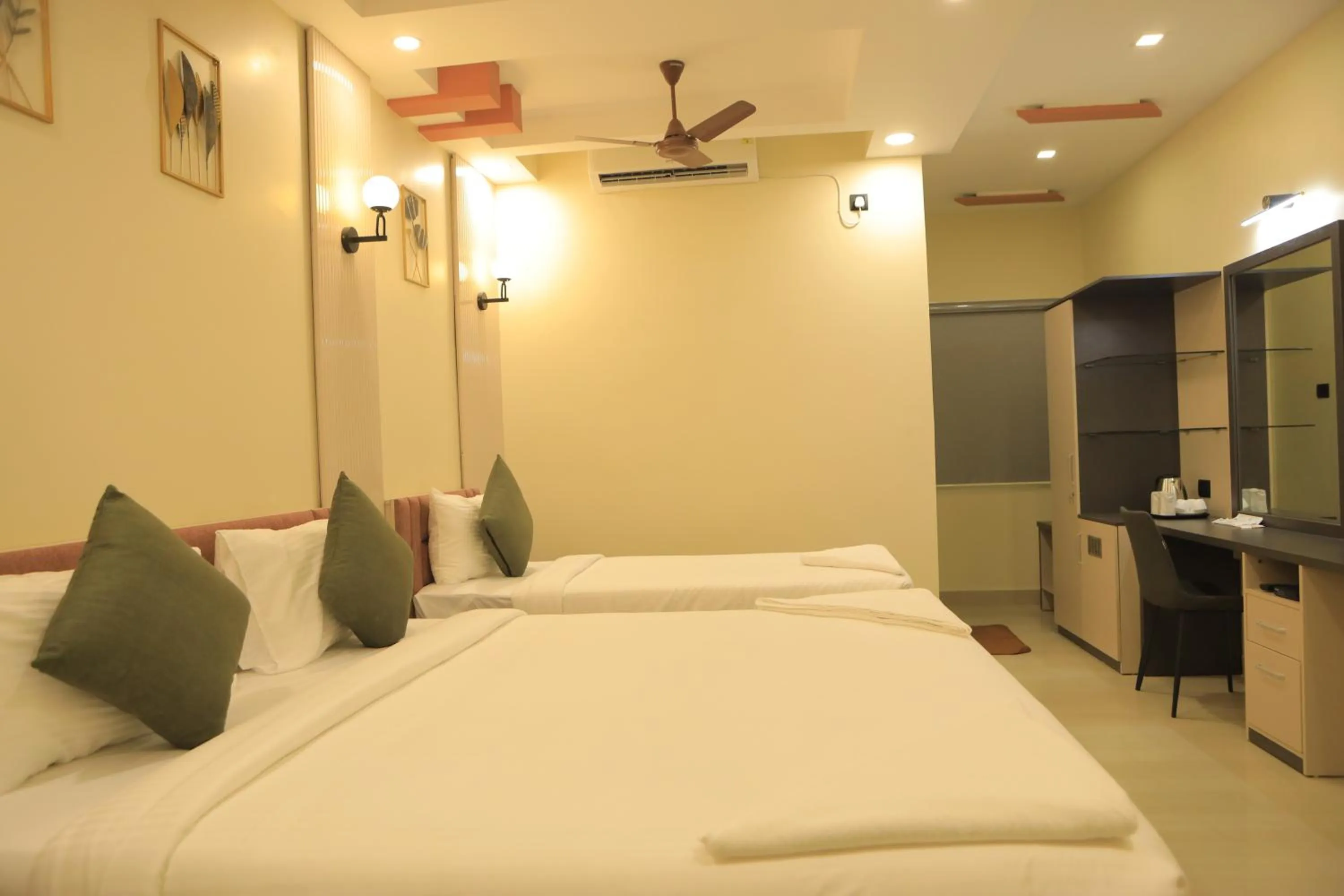 Bed in KANS ONE - Hotel & Banquets