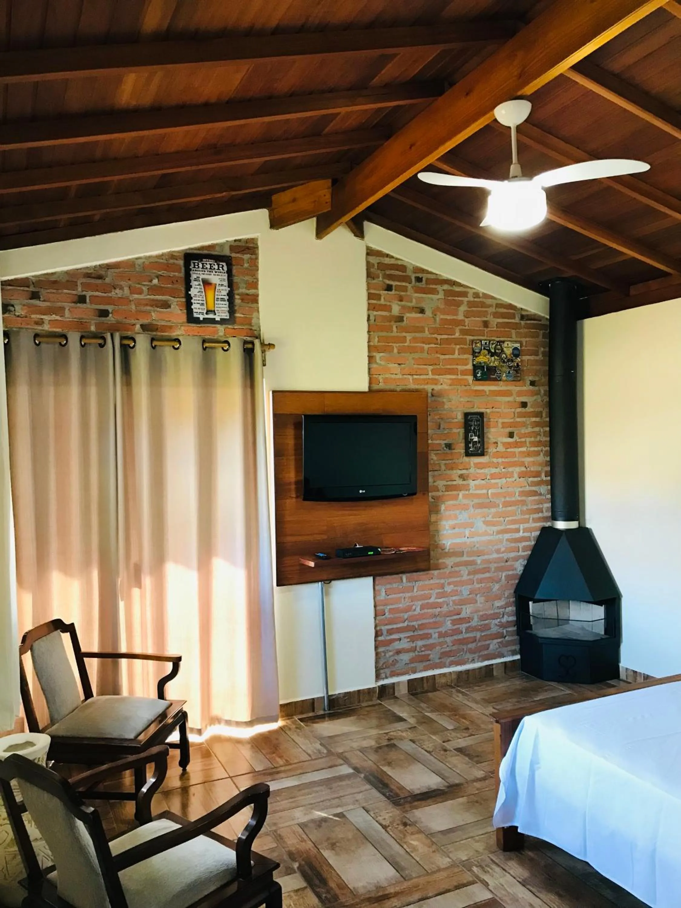 Bed in Chalé da Montanha - Locações