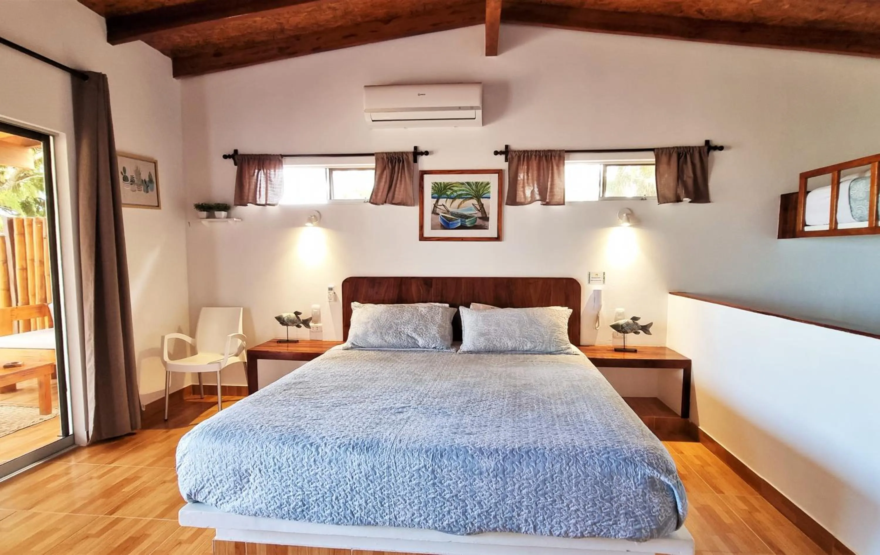 Bed in Hotel Punta del Norte Bungalows