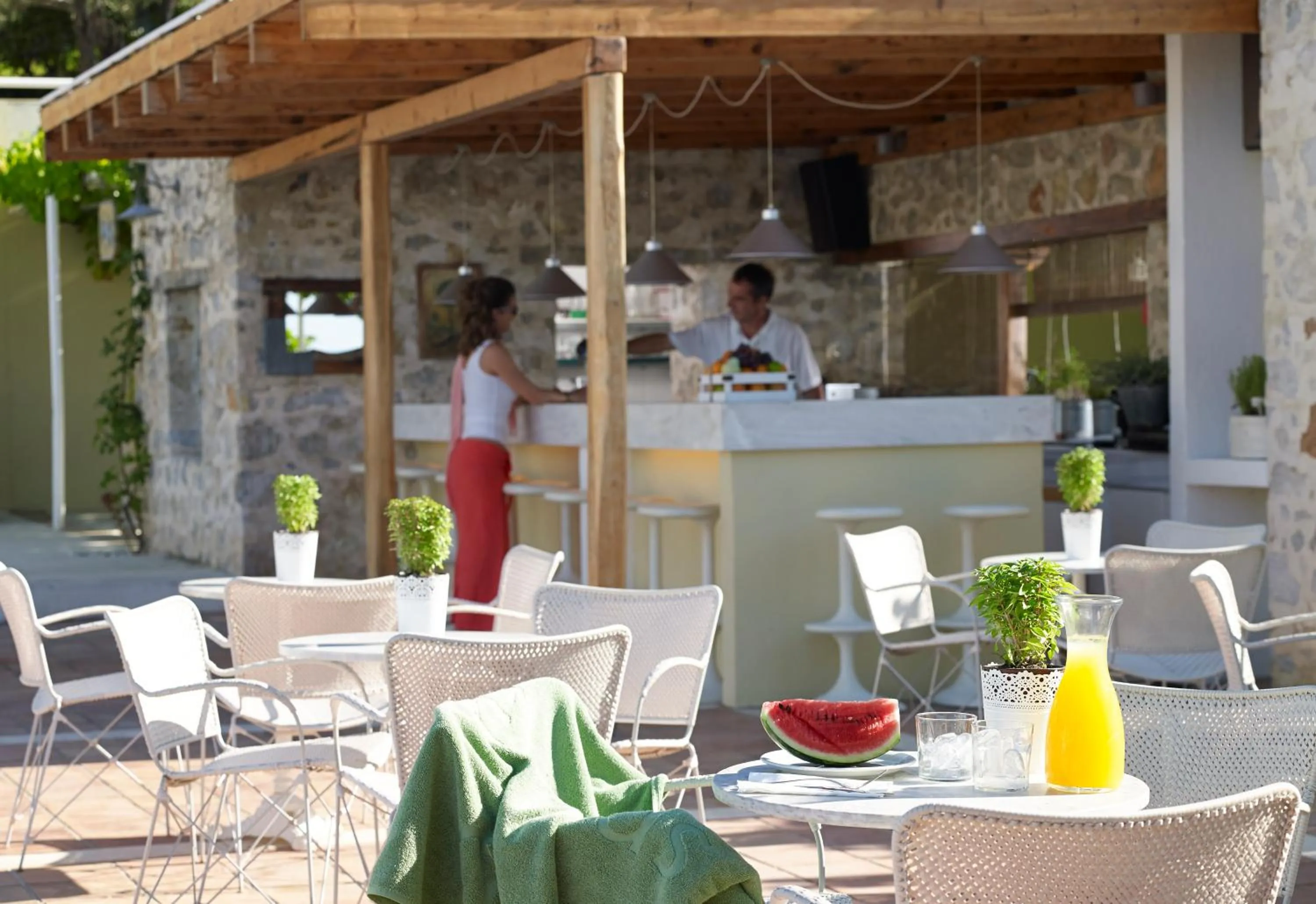 Staff in Atrium Hotel