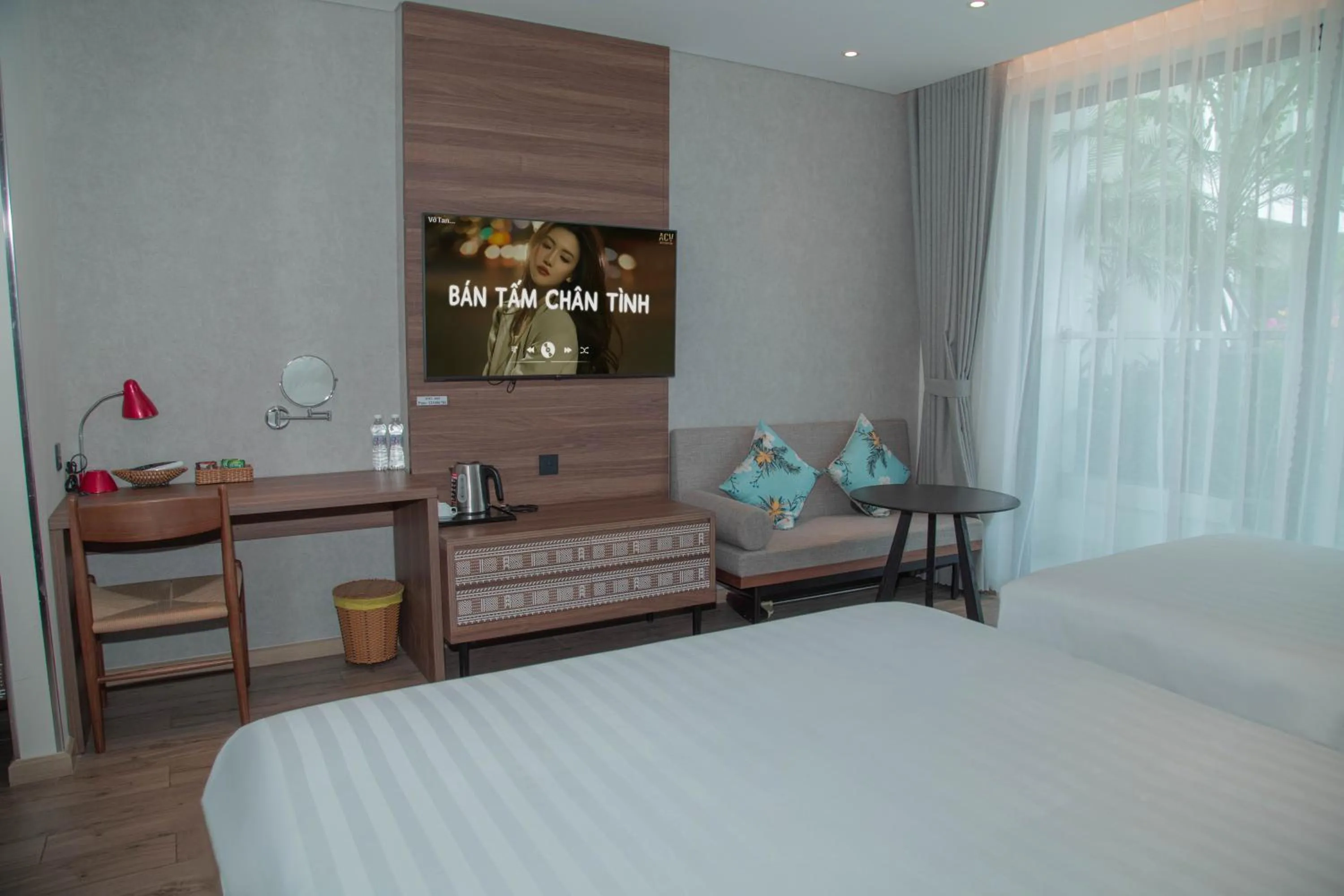 Photo of the whole room, Bed in Apec SeaView Sun-Condotel Tuy Hoa