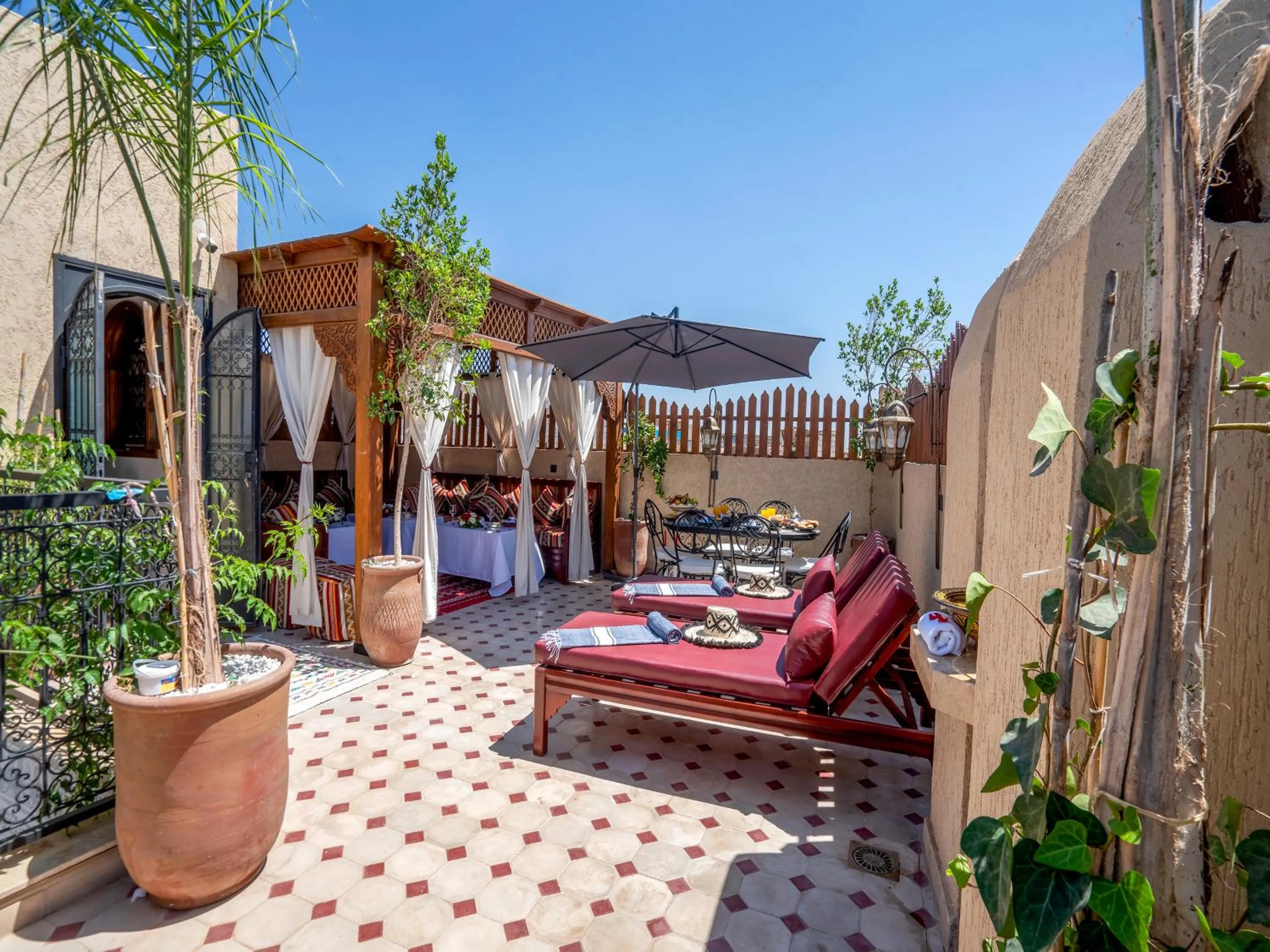 Patio in Riad Le Nid De Fatima