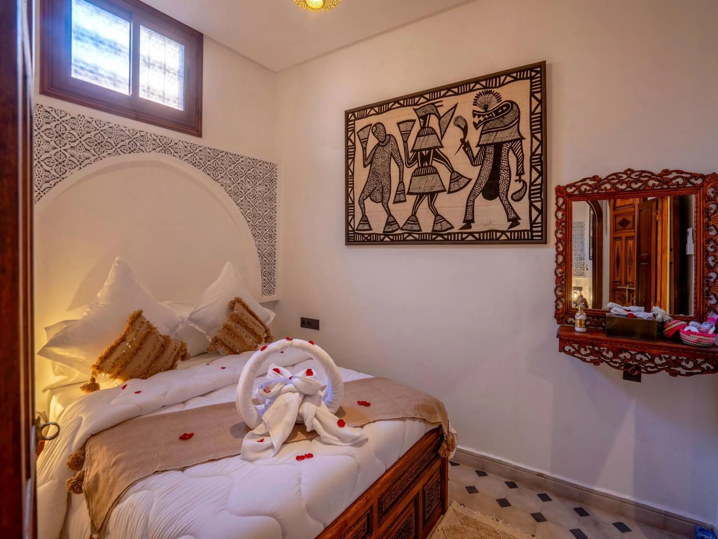 Bed in Riad Le Nid De Fatima