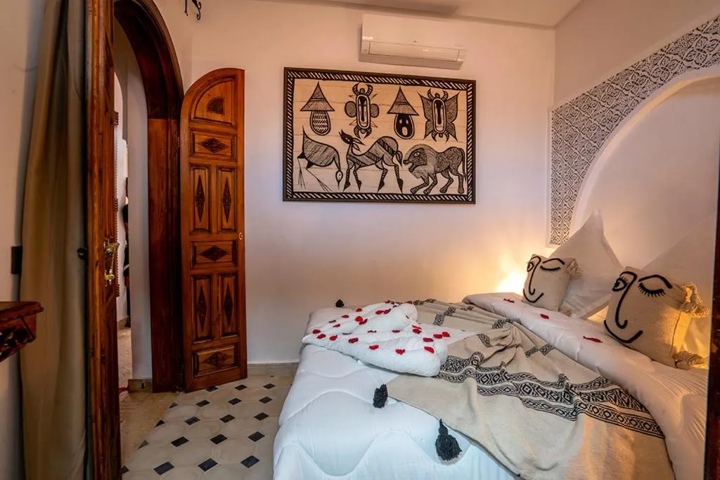 Bed in Riad Le Nid De Fatima