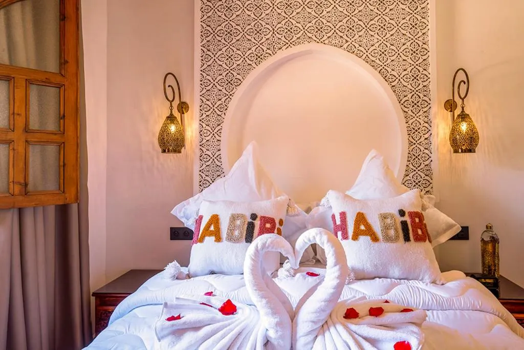 Bed in Riad Le Nid De Fatima