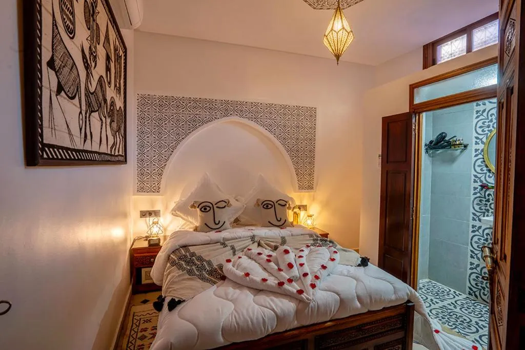 Bed in Riad Le Nid De Fatima