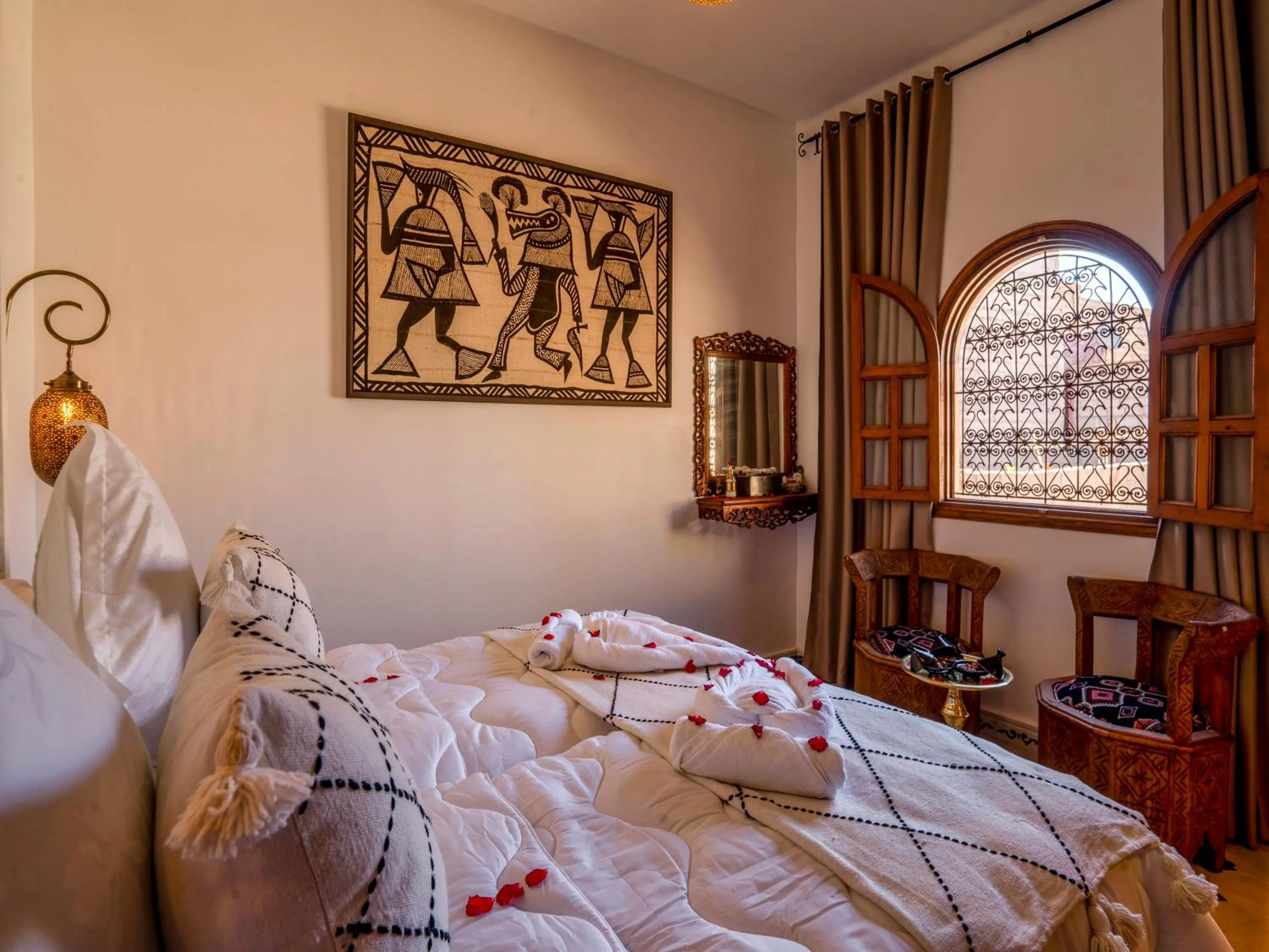 Bed in Riad Le Nid De Fatima