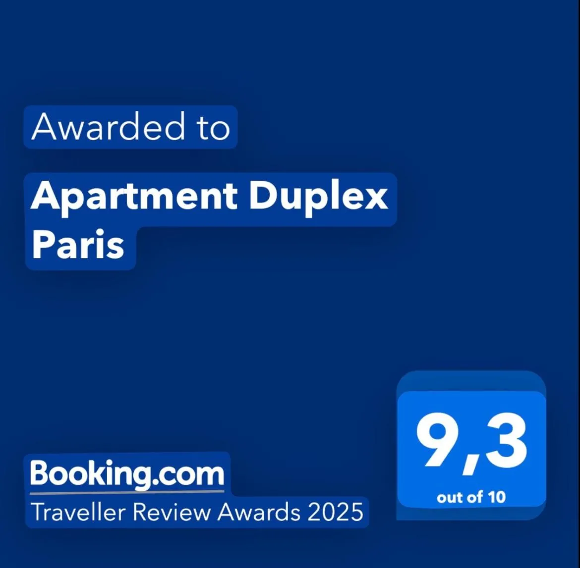 Apartment Duplex Paris