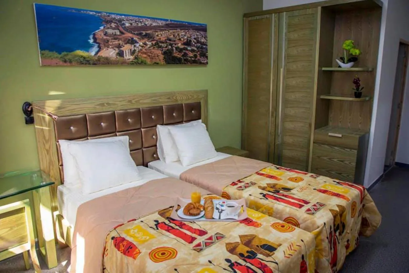 Bed in Wakola Hotel Cheikh Anta DIOP