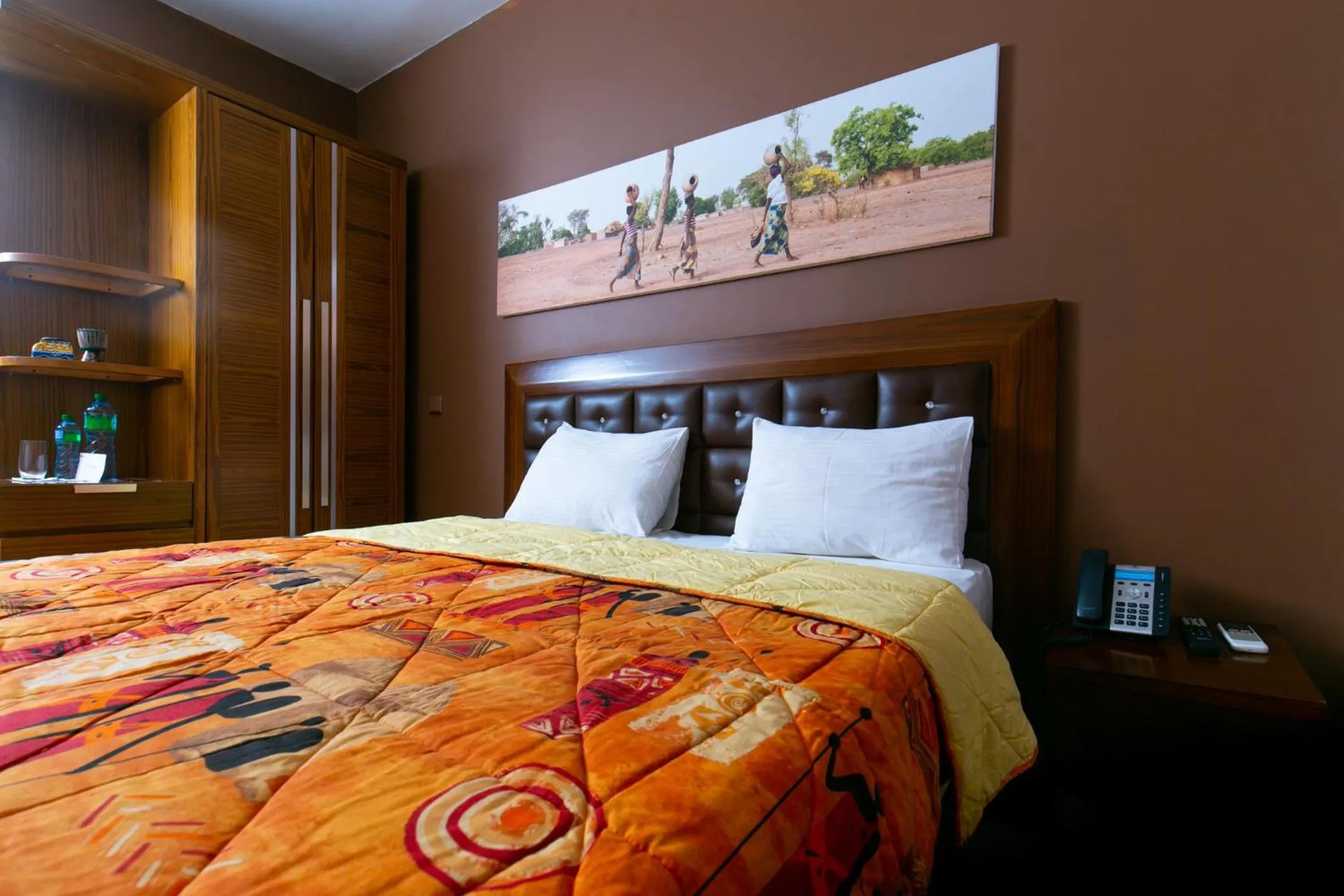 Bed in Wakola Hotel Cheikh Anta DIOP