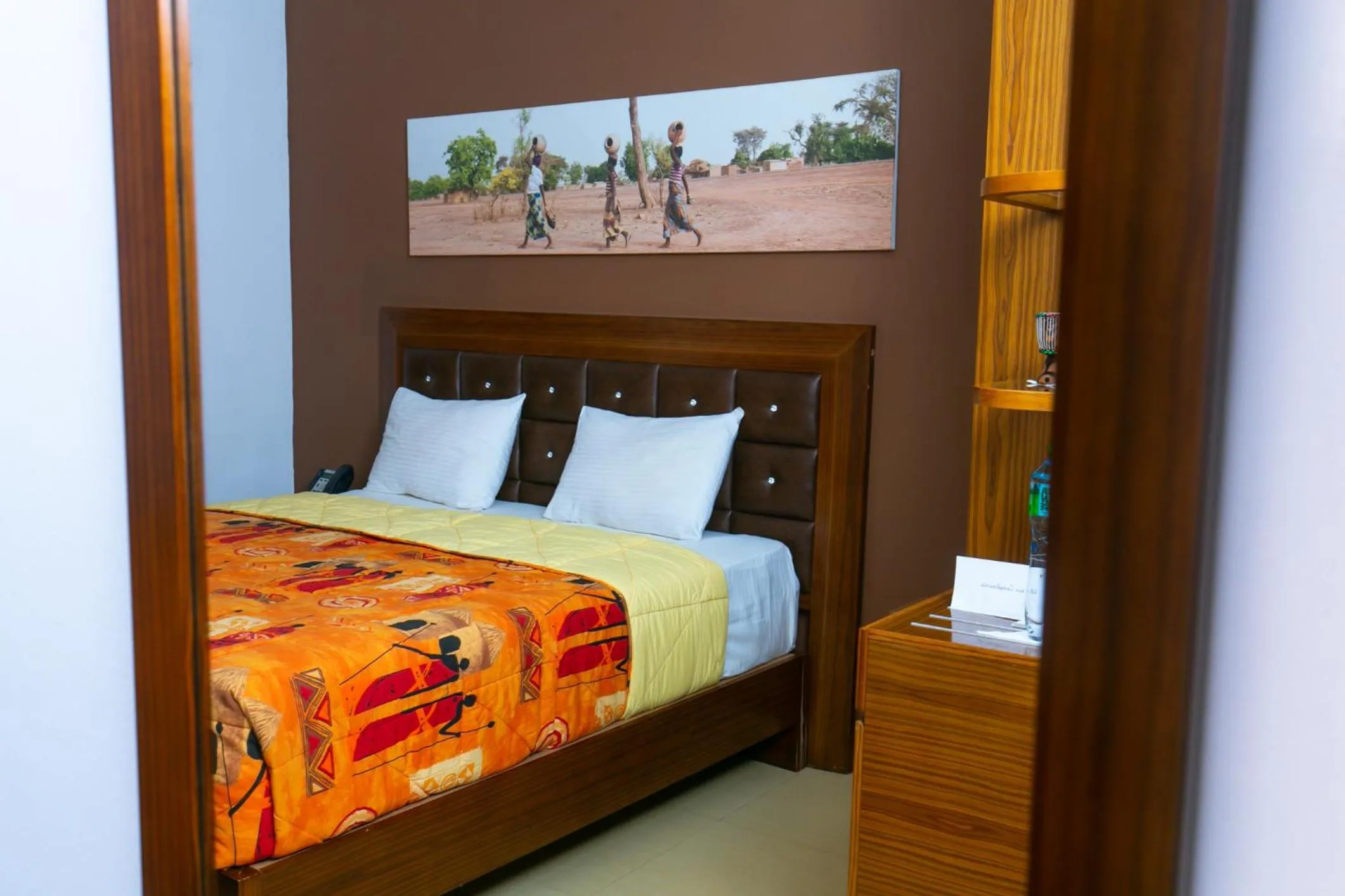 Bed in Wakola Hotel Cheikh Anta DIOP