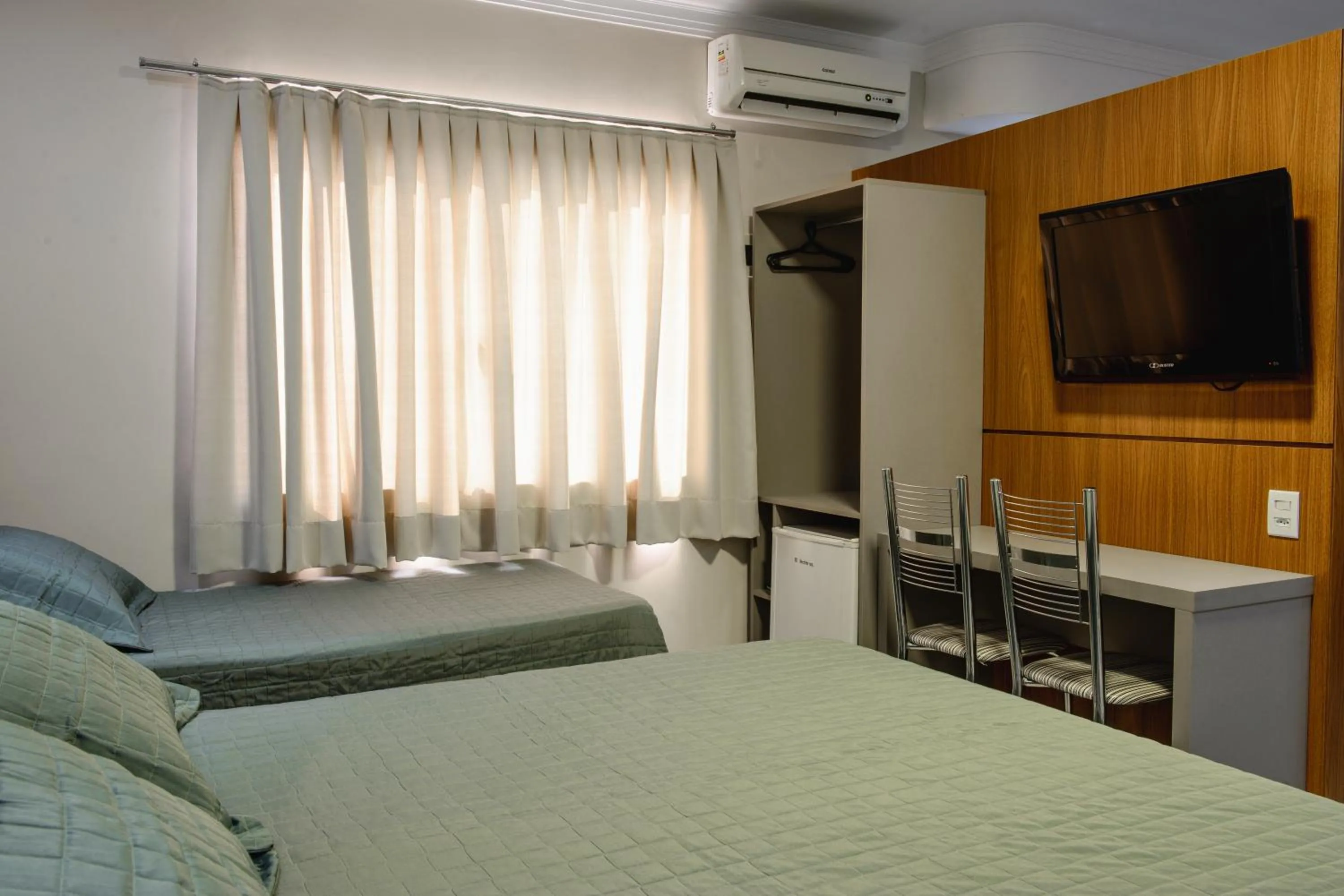 Bed in Hotel Trevo Cascavel