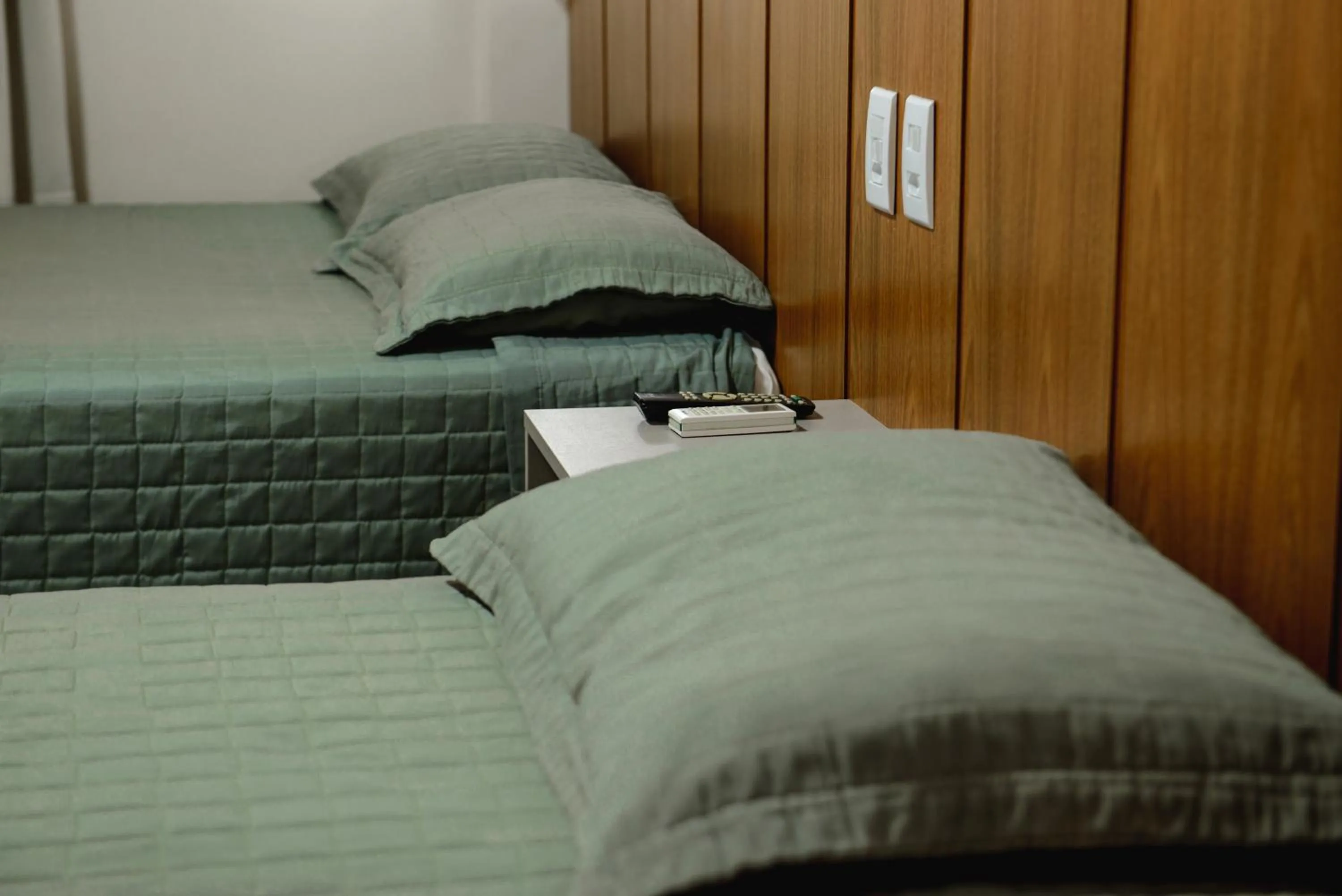 Bed in Hotel Trevo Cascavel