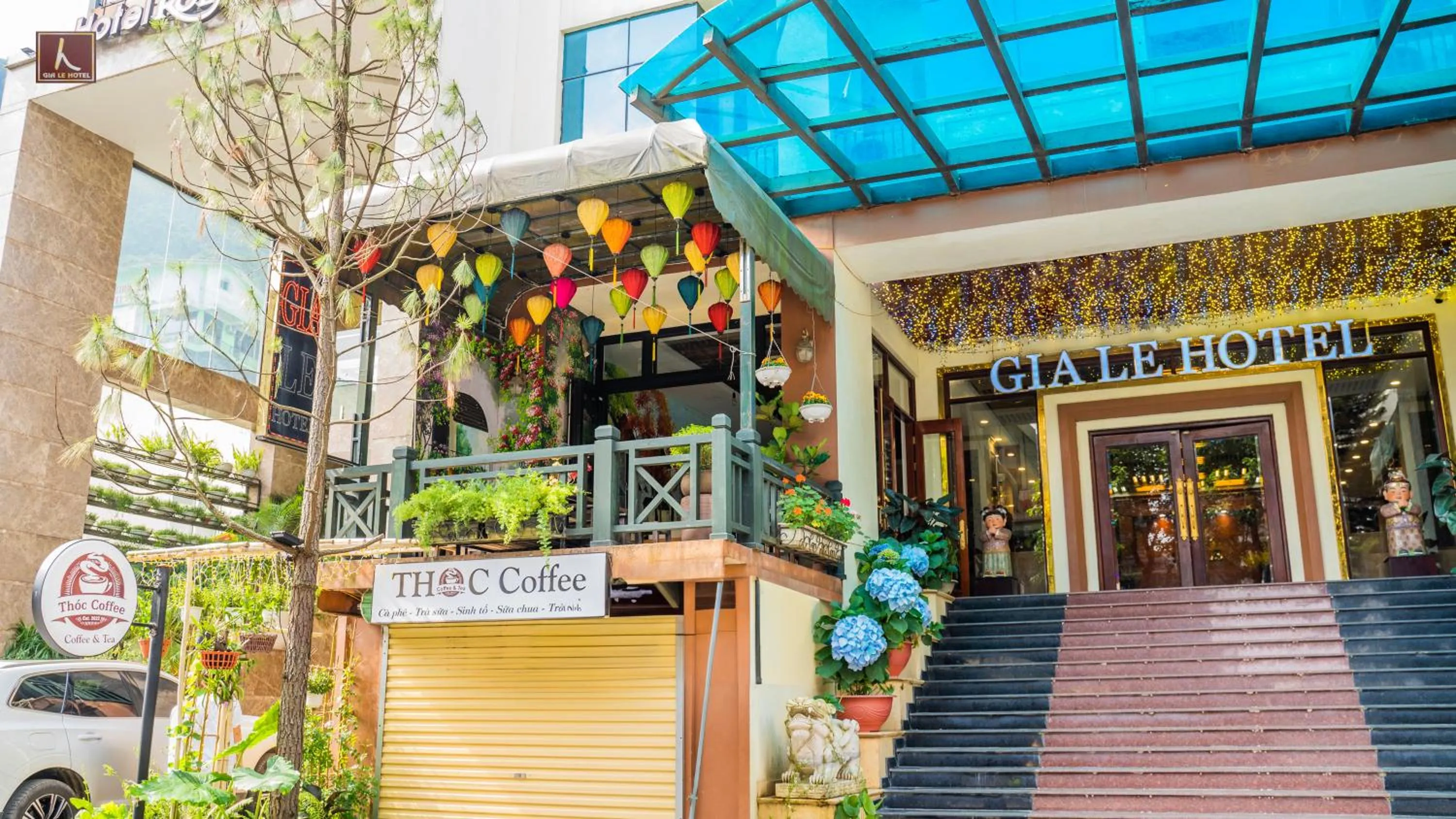 Property building in Gia Le Hotel