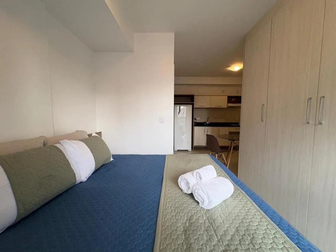 Bed in Apto em frente ao shopping com piscina aquecida