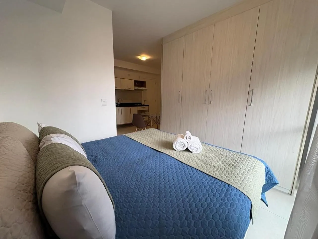 Bed in Apto em frente ao shopping com piscina aquecida