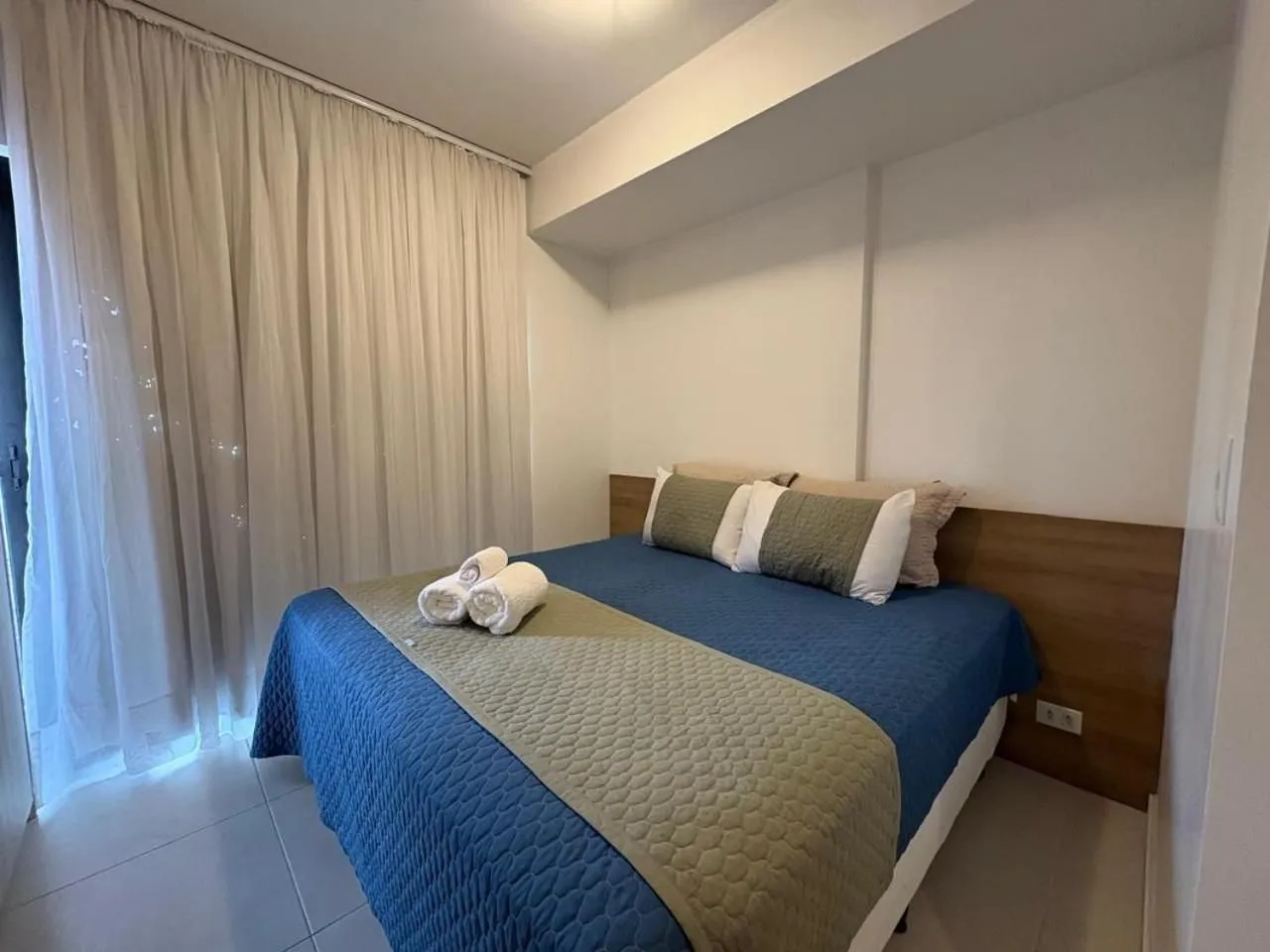 Bed in Apto em frente ao shopping com piscina aquecida