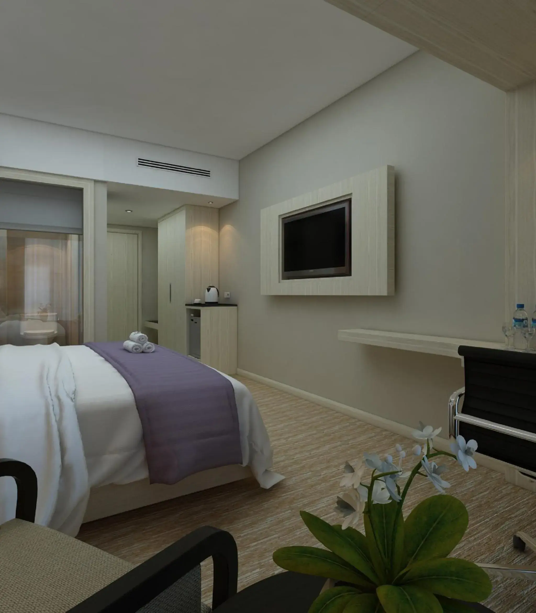 Bedroom, Bed in Sovereign Bali Hotel Bedroom, Bed in Sovereign Bali Hotel