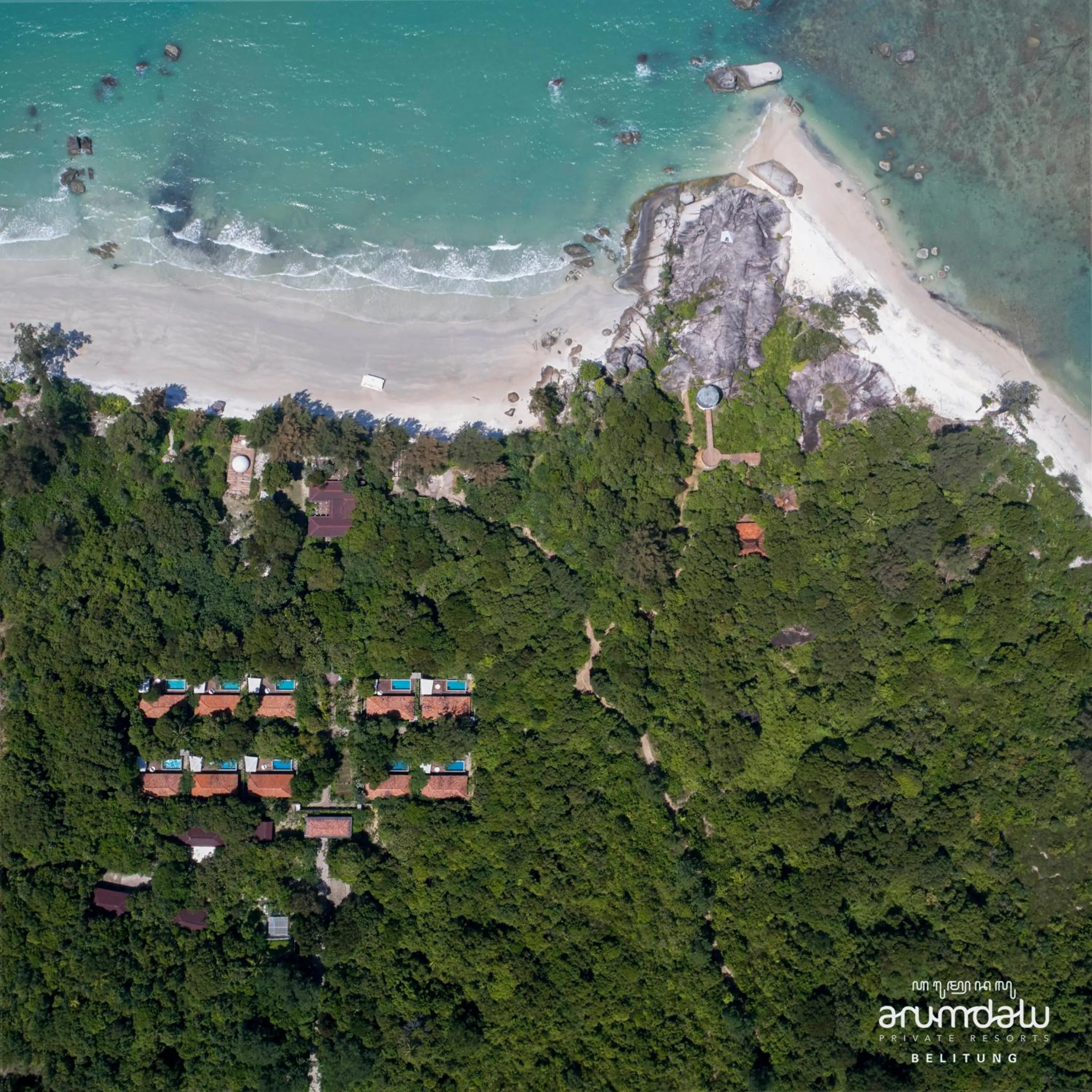 Location in Arumdalu Private Resort