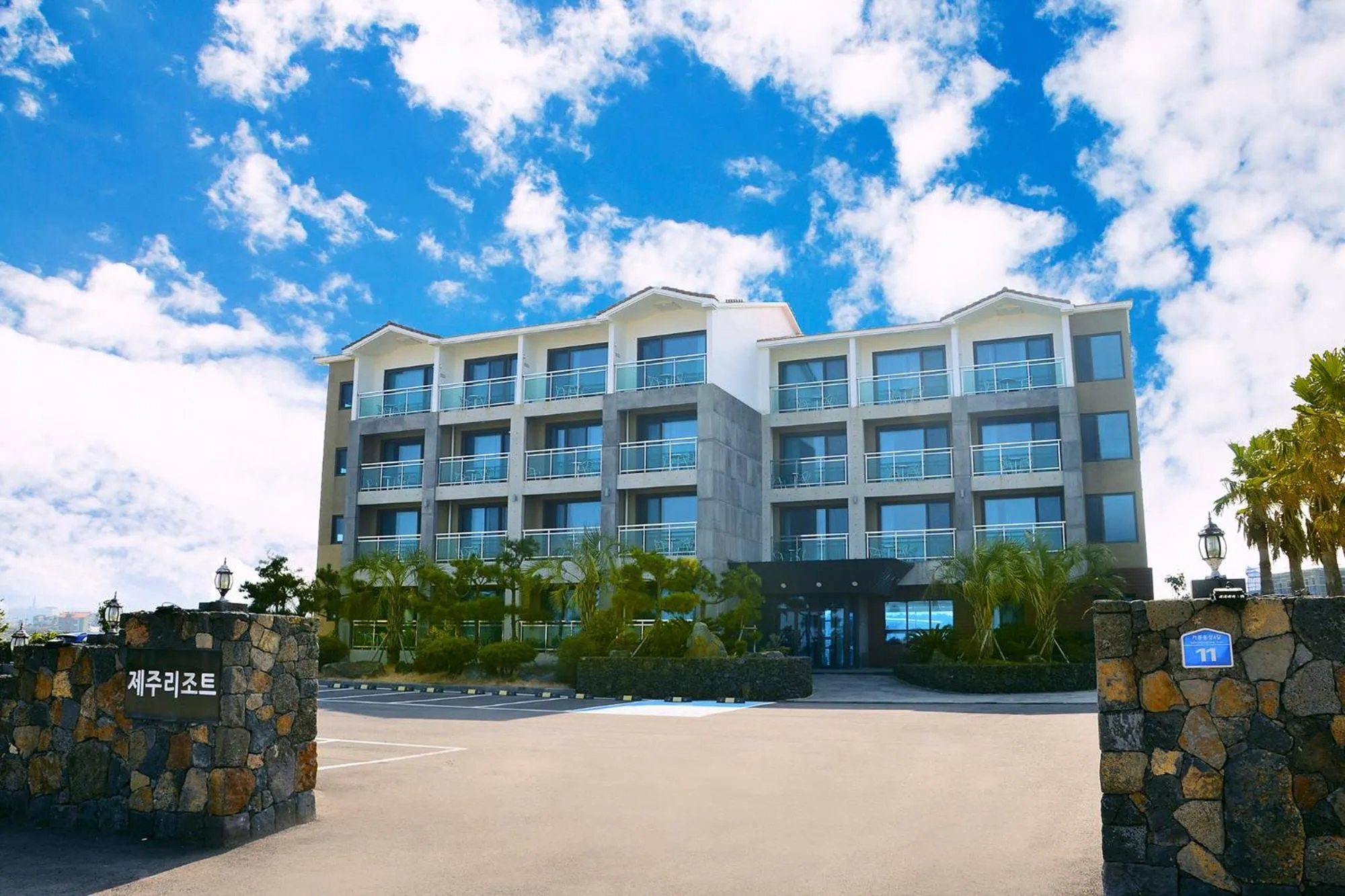 Property building in Jeju Resort